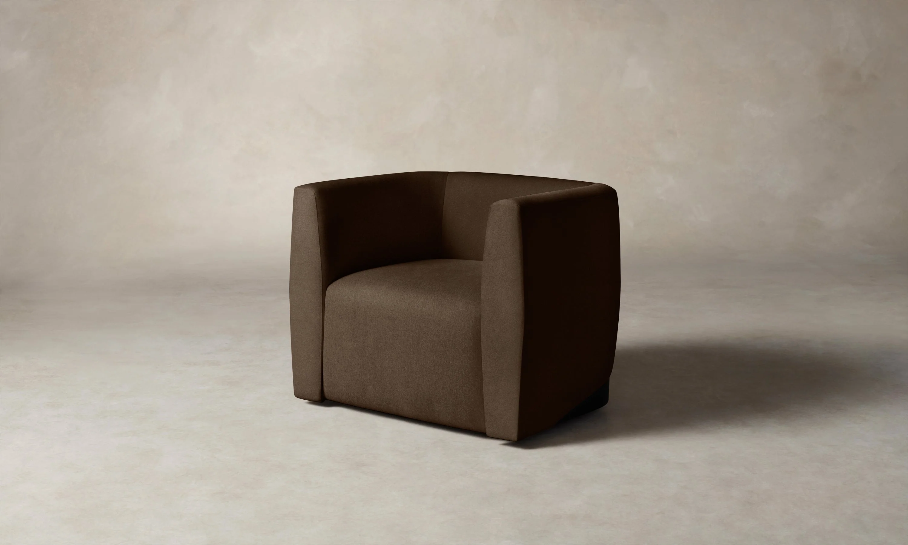 The Henri Swivel Chair - Performance Velvet Bark