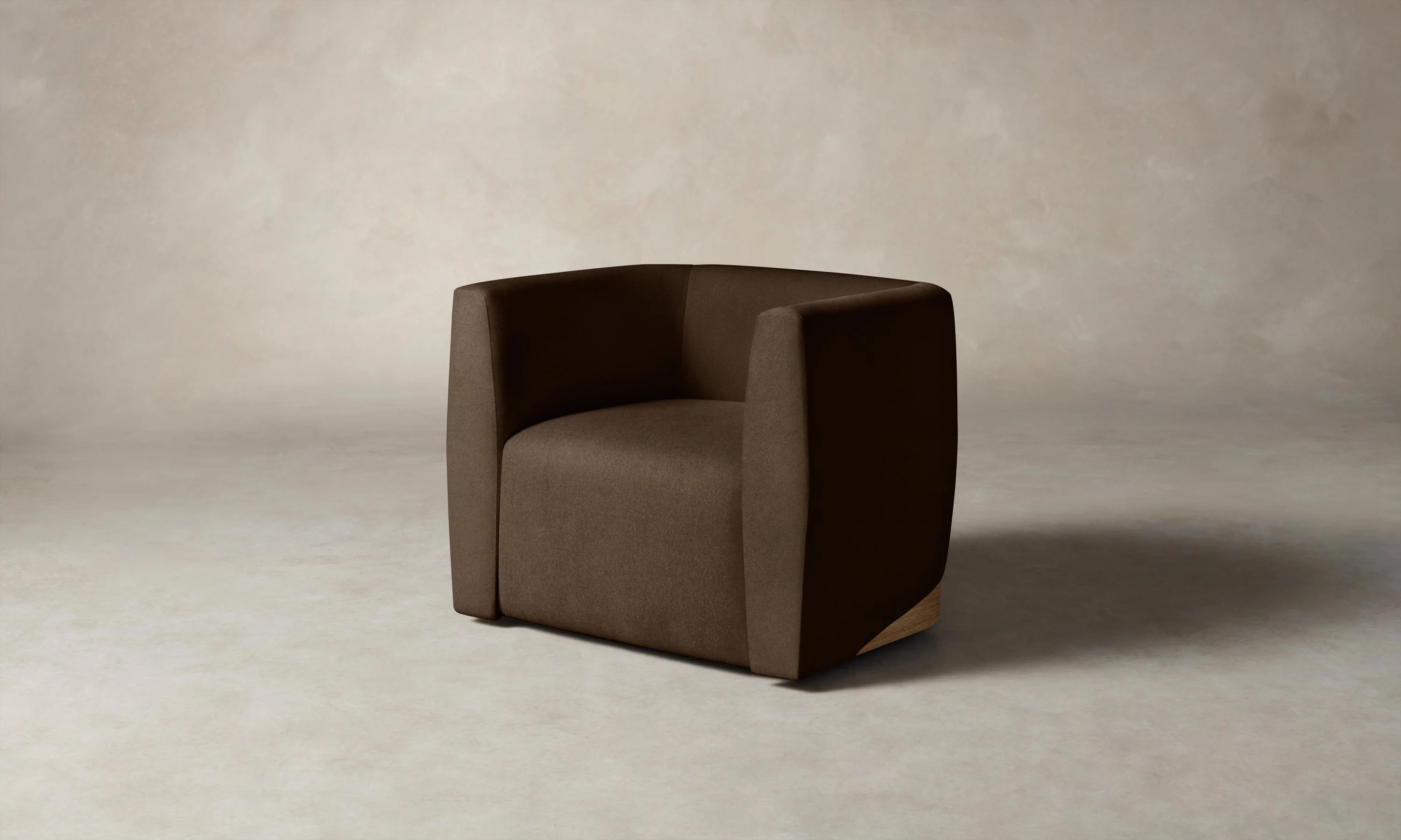 The Henri Swivel Chair - Performance Velvet Bark - Image 3