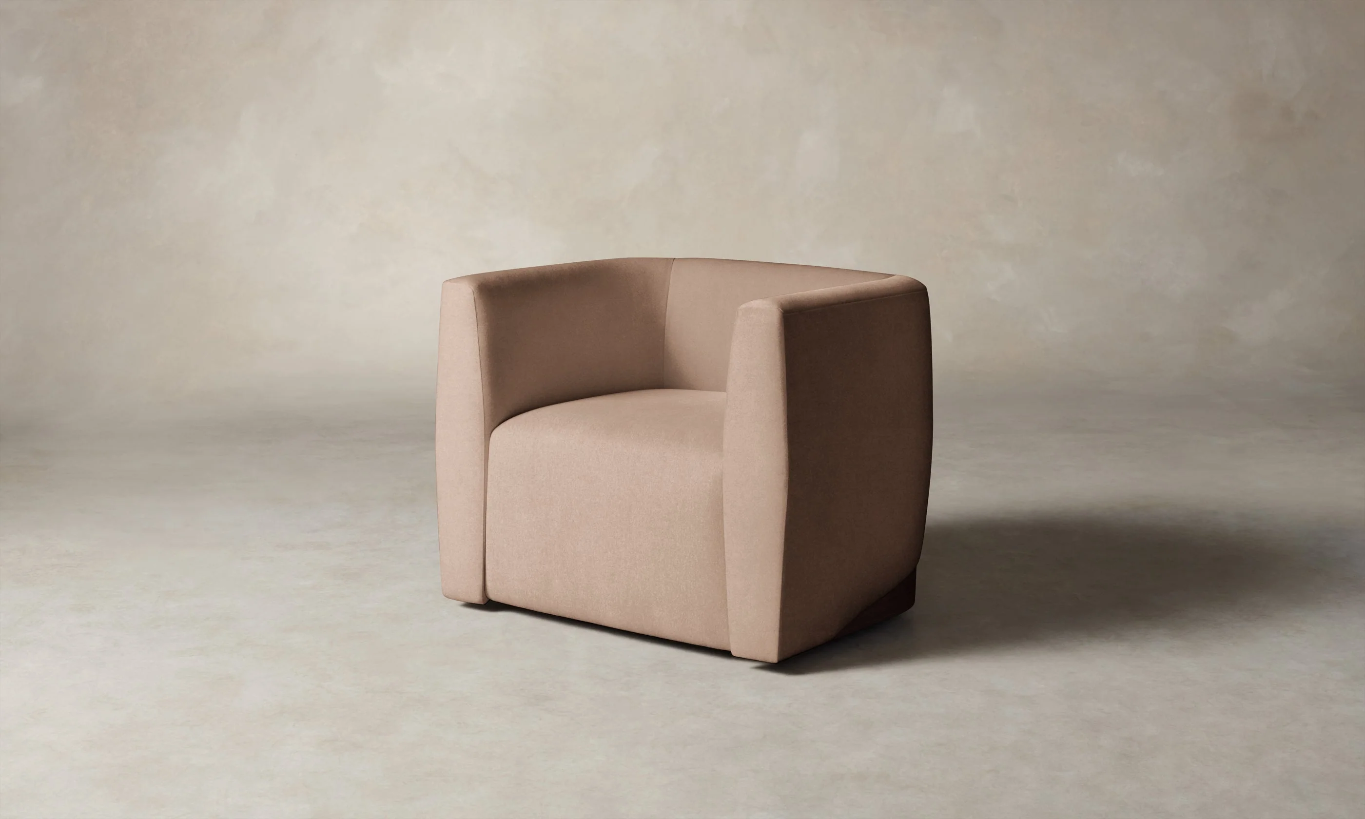 The Henri Swivel Chair - Performance Velvet Blossom - Image 2