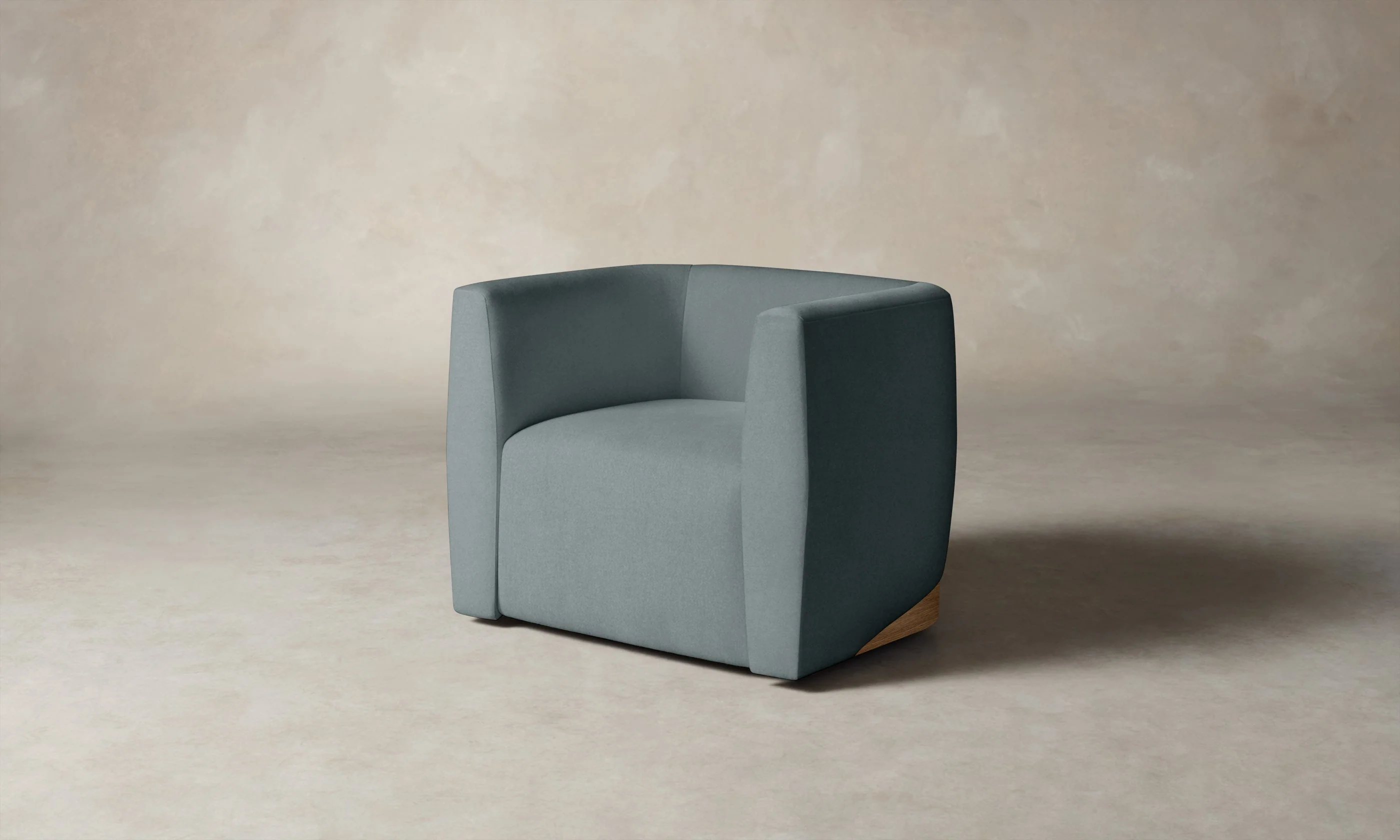 The Henri Swivel Chair - Performance Velvet Seafoam - Image 3