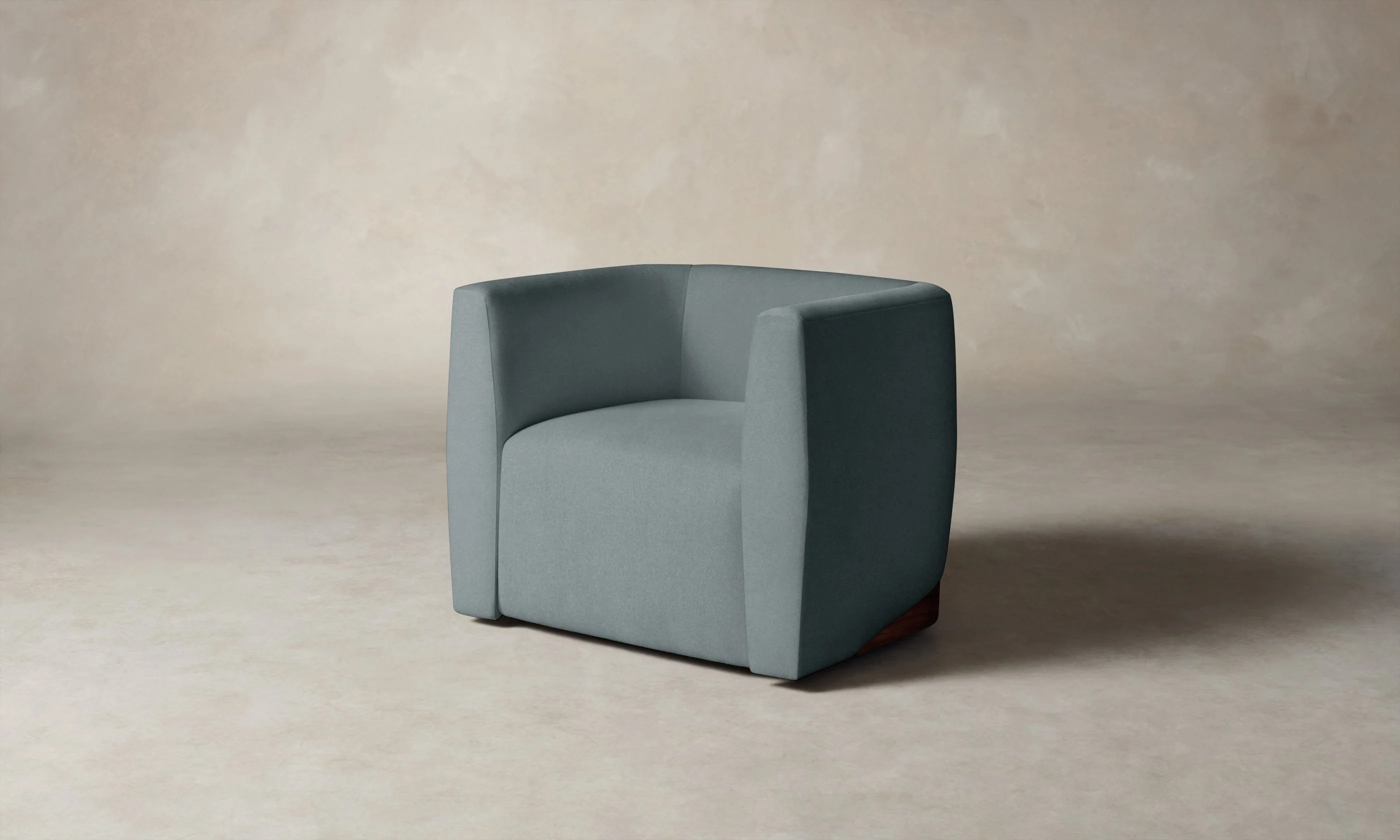 The Henri Swivel Chair - Performance Velvet Seafoam - Image 4
