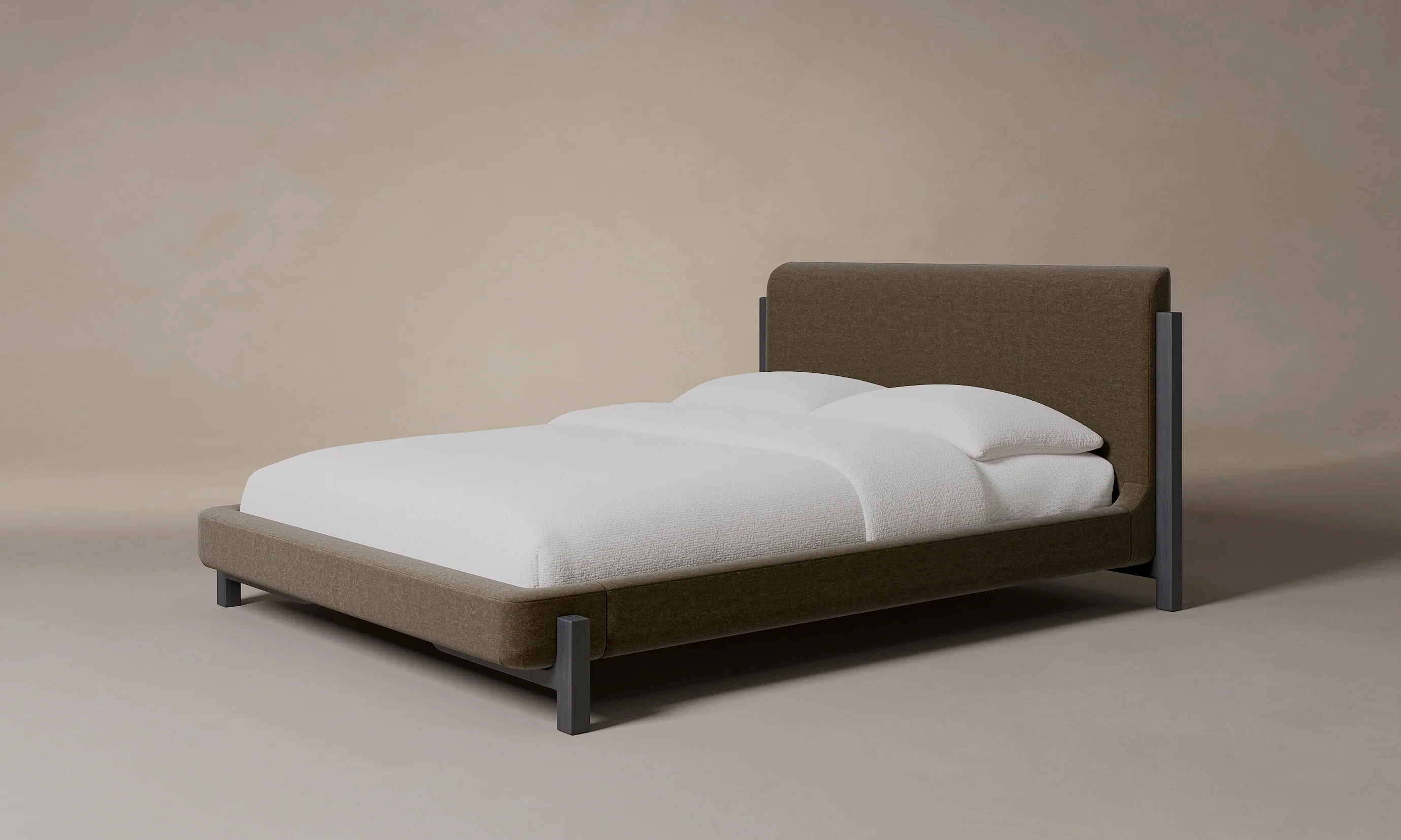 The Irene Bed - Mohair Mink - Image 3