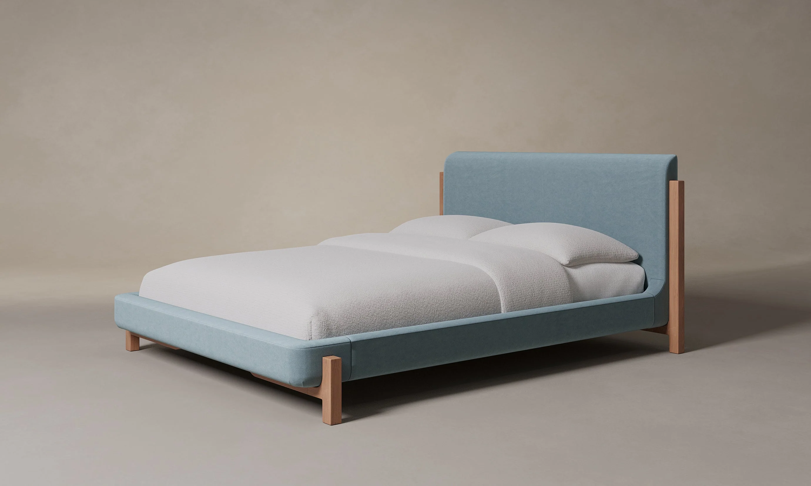 The Irene Bed - Performance Velvet Sky - Image 4
