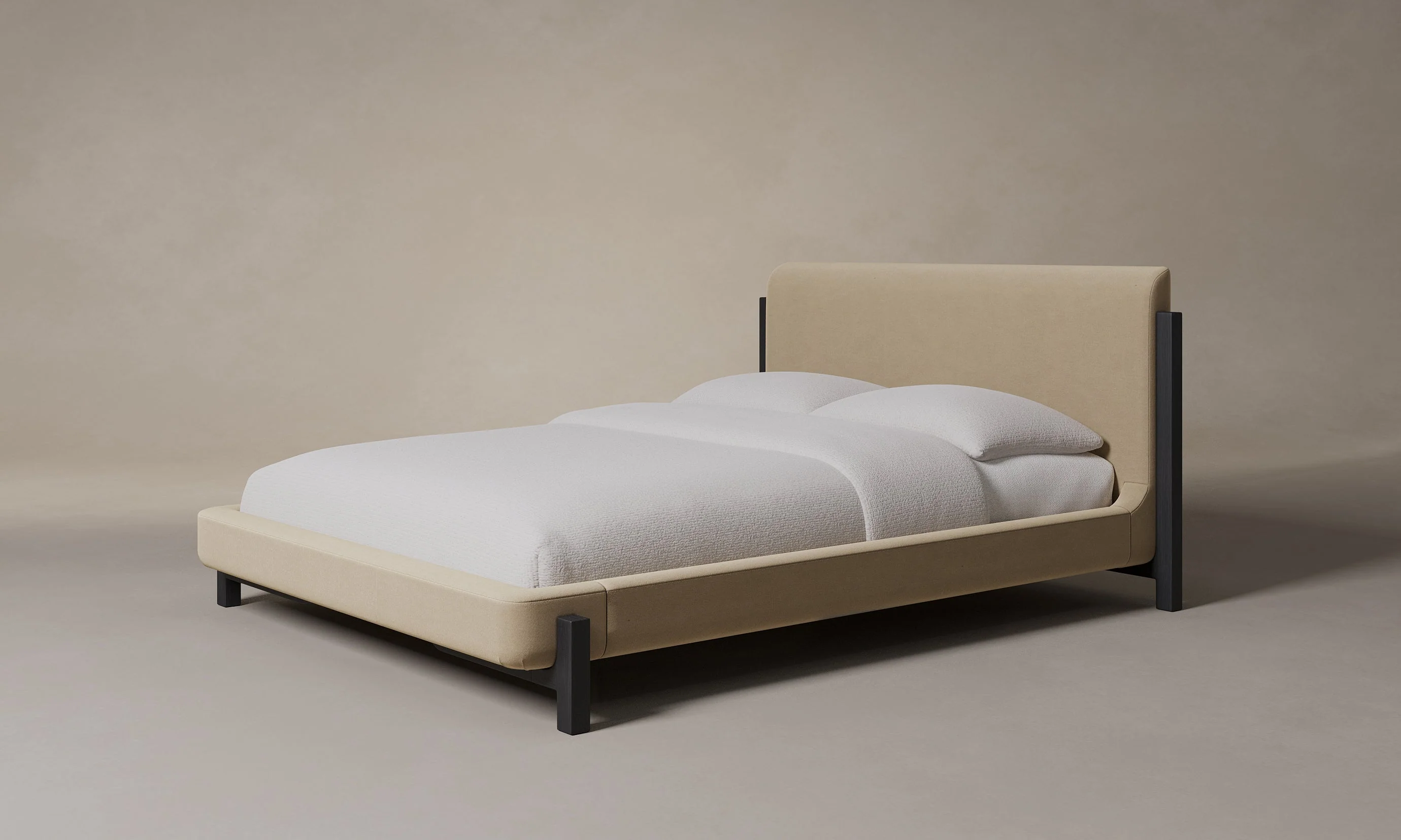 The Irene Bed - Performance Velvet Taupe - Image 3