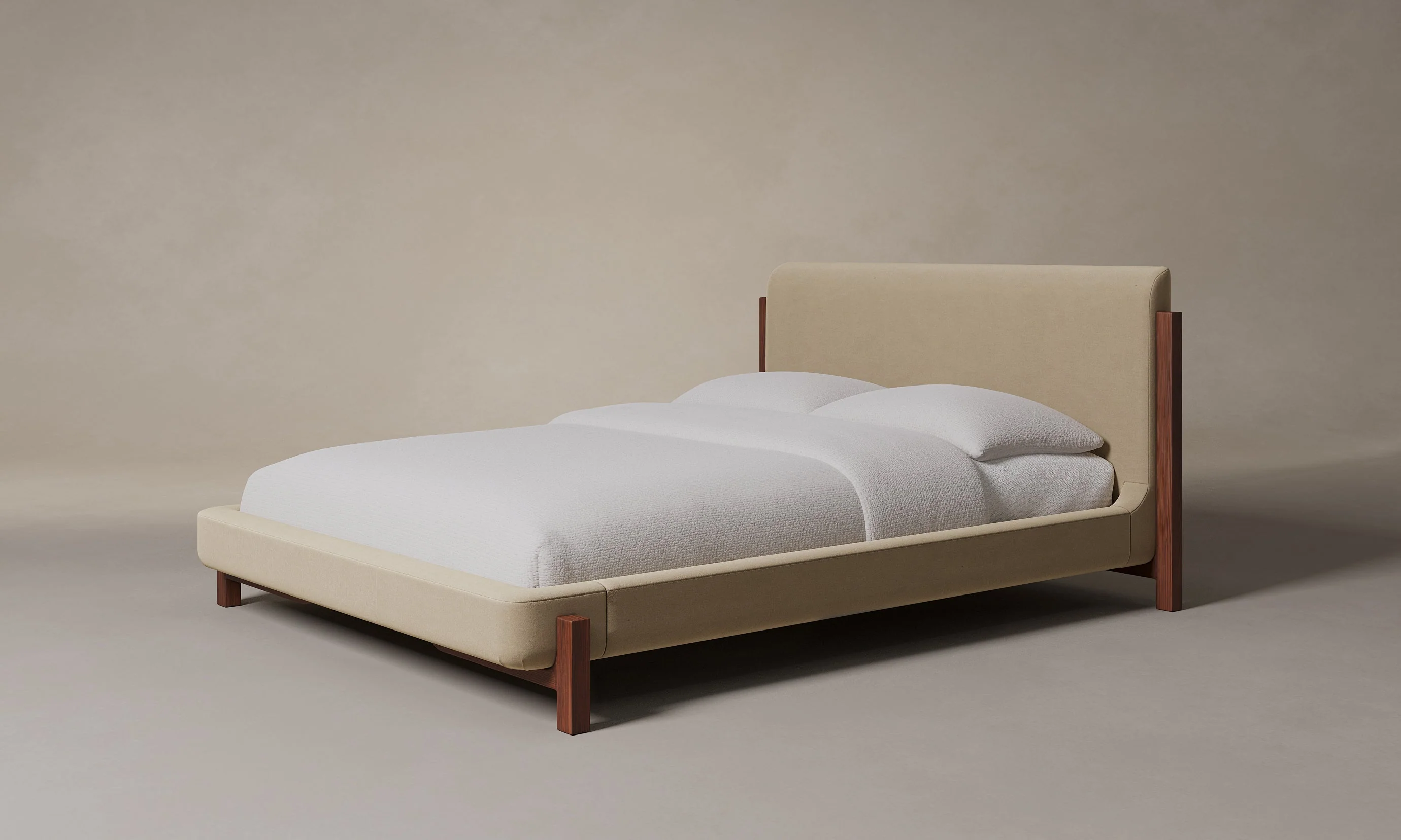 The Irene Bed - Performance Velvet Taupe - Image 5