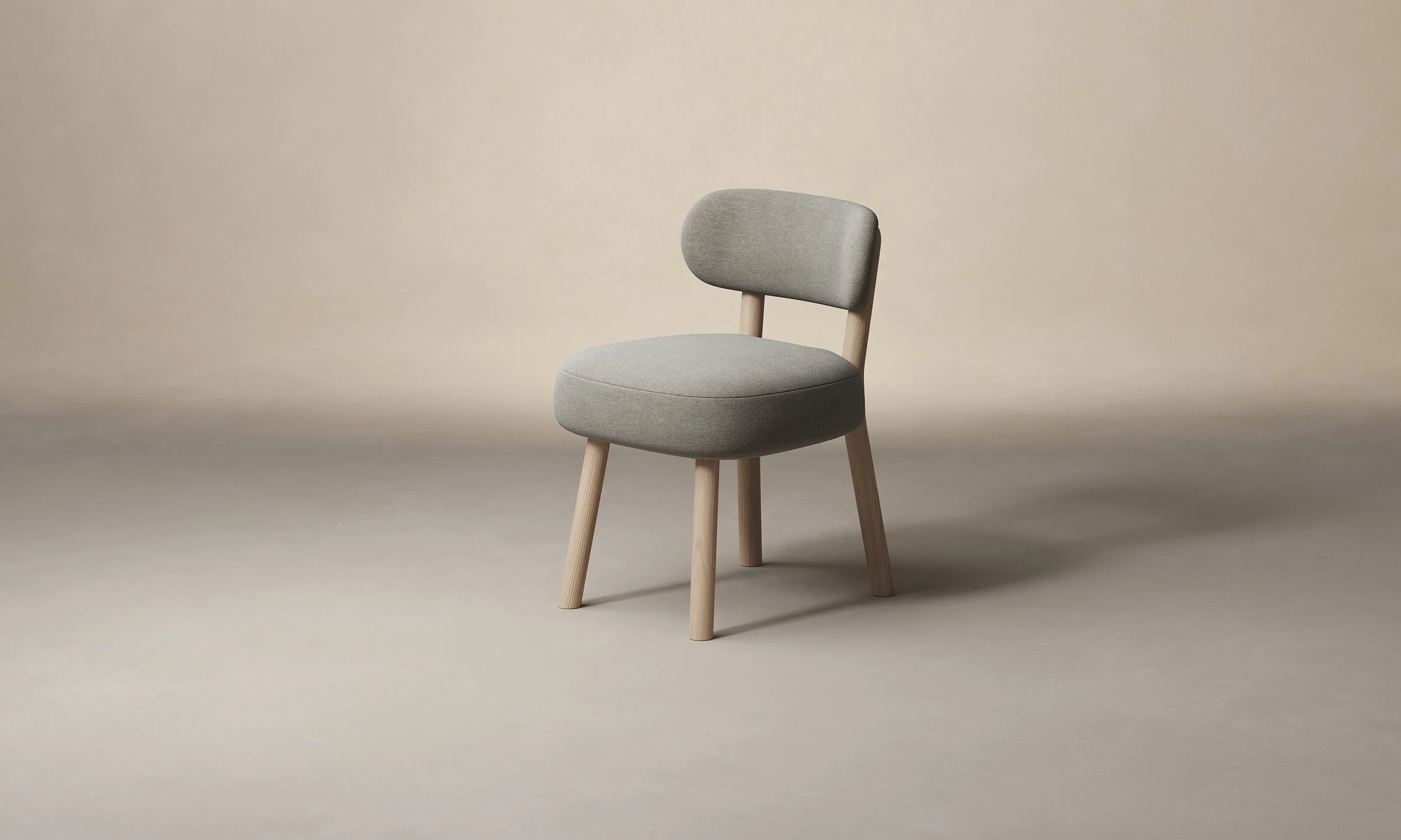 The Jane Dining Chair - Mohair Fog - Image 6