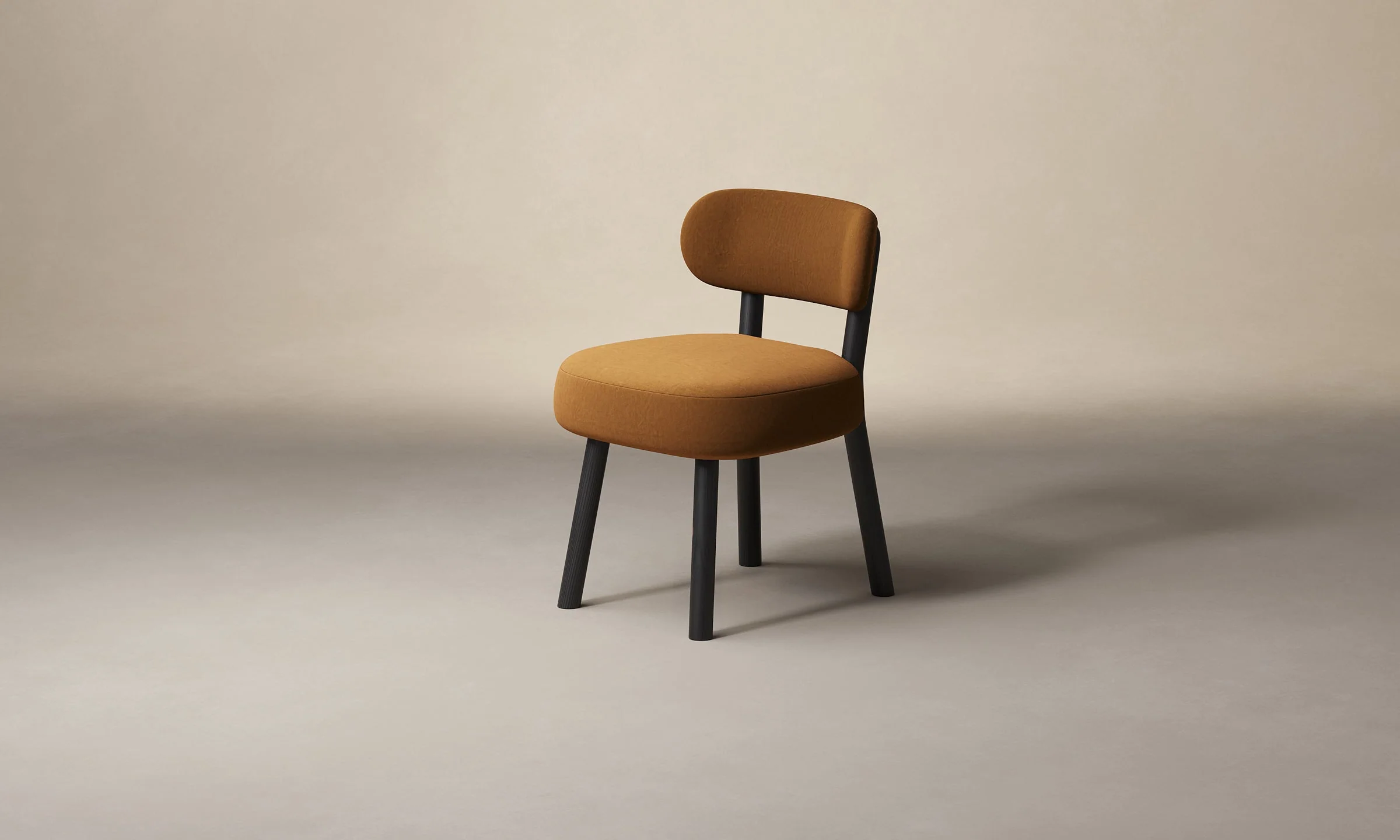 The Jane Dining Chair - Nubuck Leather Saddle - Image 4