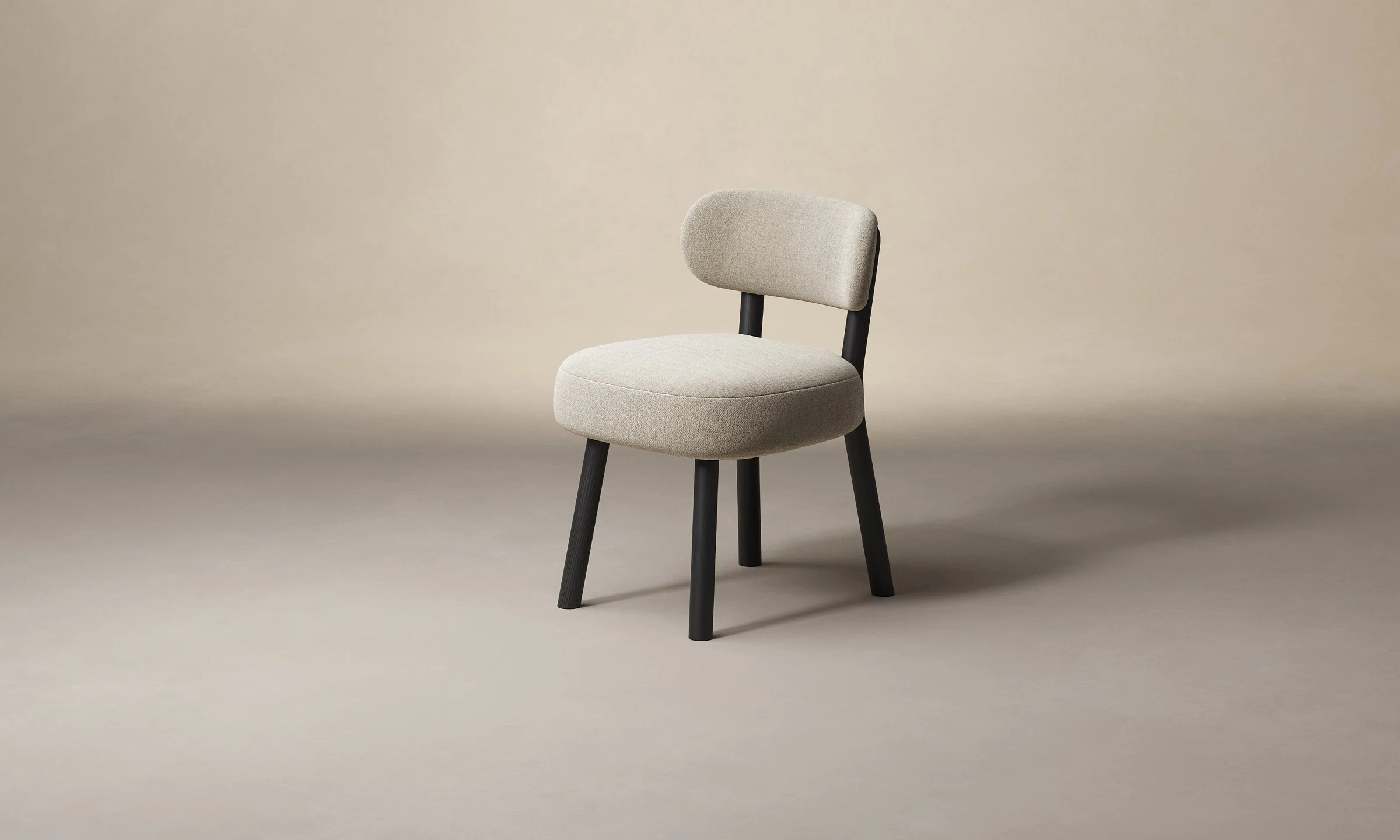 The Jane Dining Chair - Performance Textural Weave Earthen - Image 4