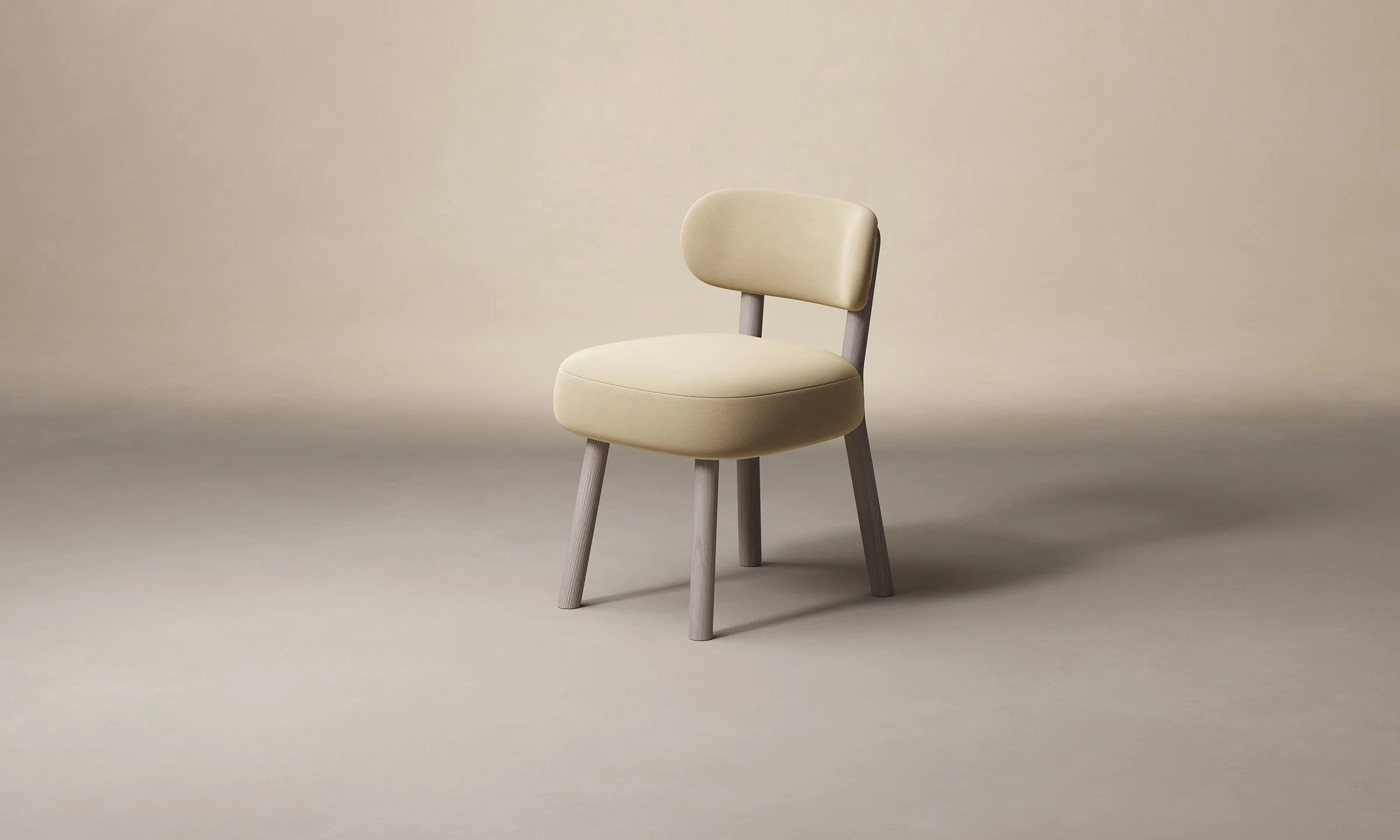 The Jane Dining Chair - Performance Velvet Taupe - Image 5