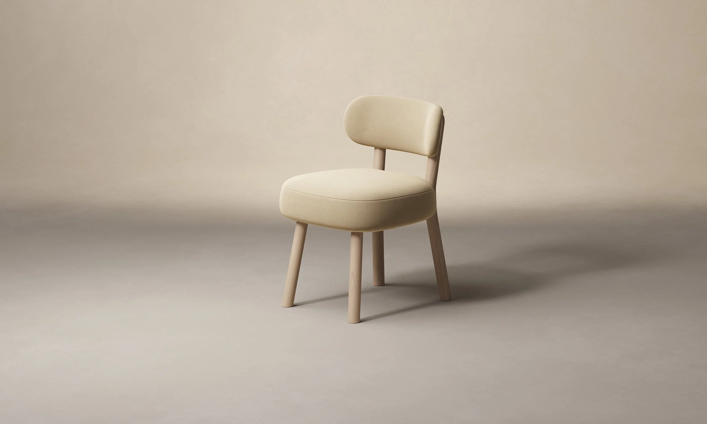 The Jane Dining Chair - Performance Velvet Taupe - Image 6