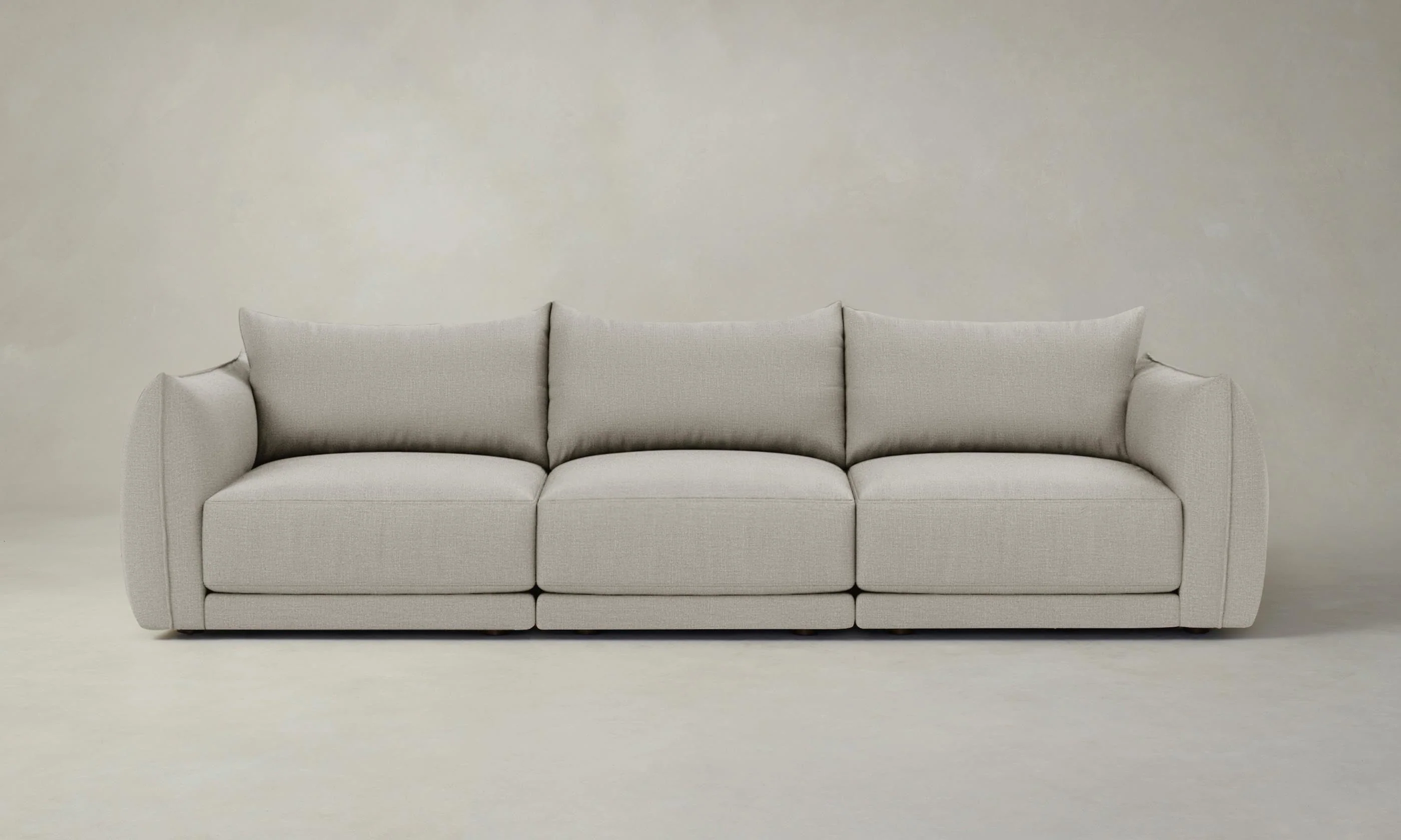 The Jones Modular Sofa - Performance Linen Weave Beige