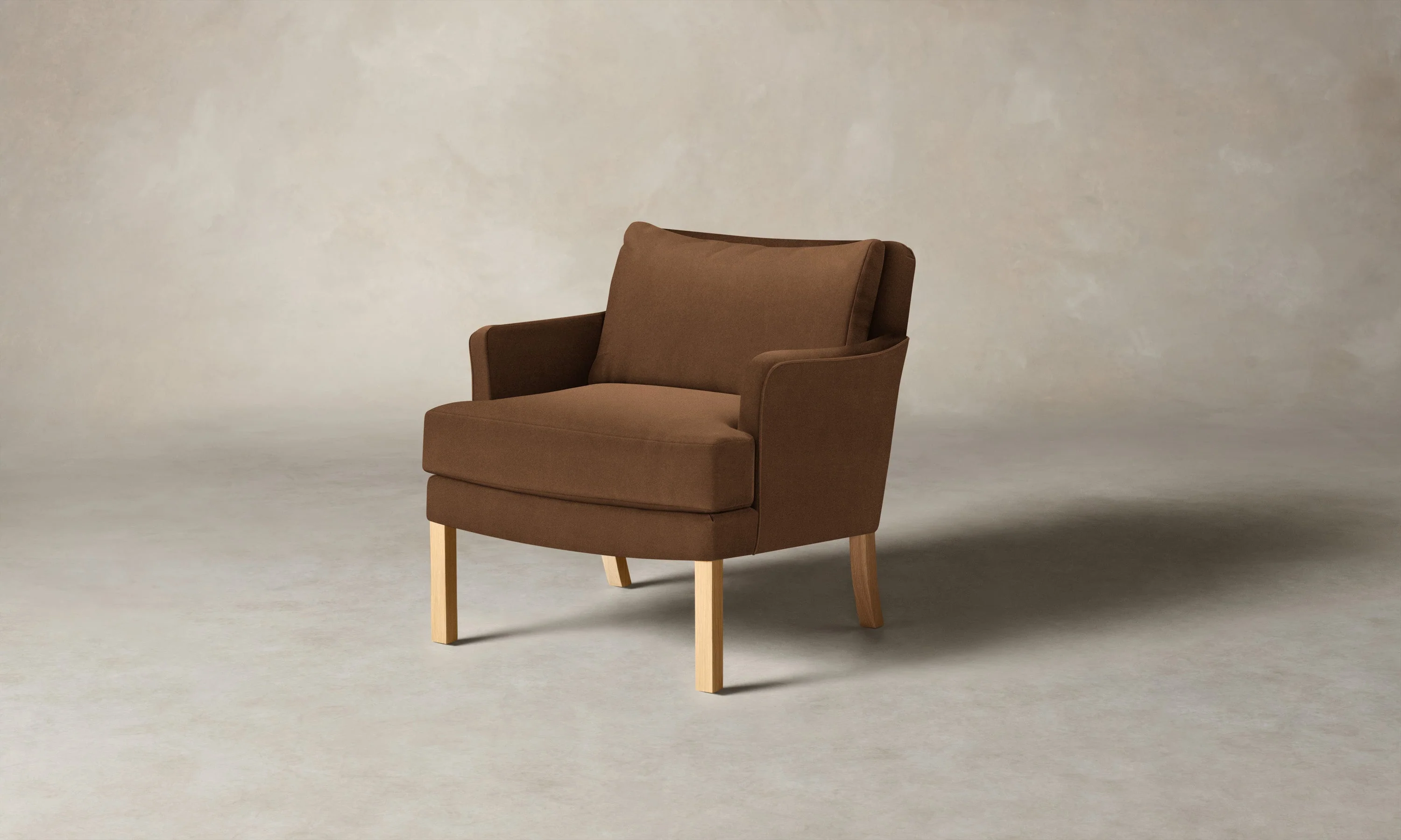 The Kaye Chair - Marled Alpaca Velvet Whiskey - Image 3