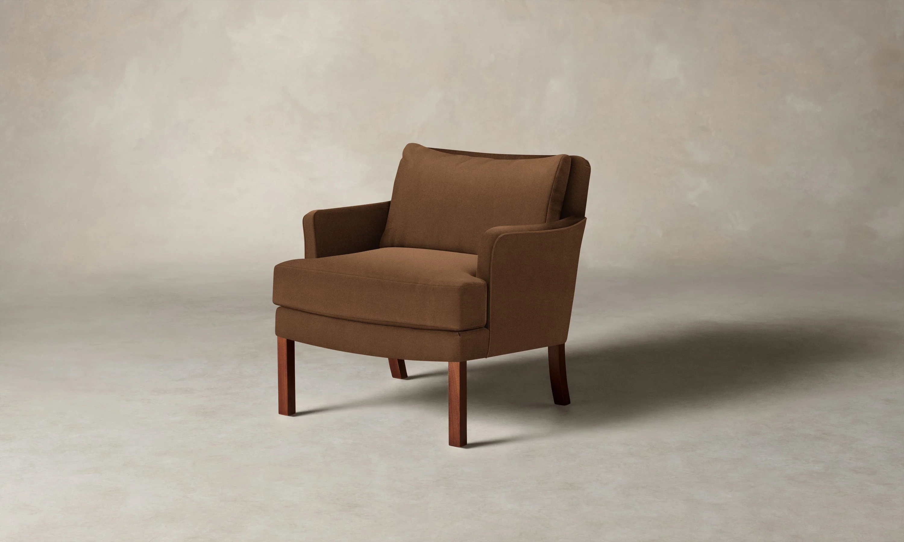 The Kaye Chair - Marled Alpaca Velvet Whiskey - Image 4
