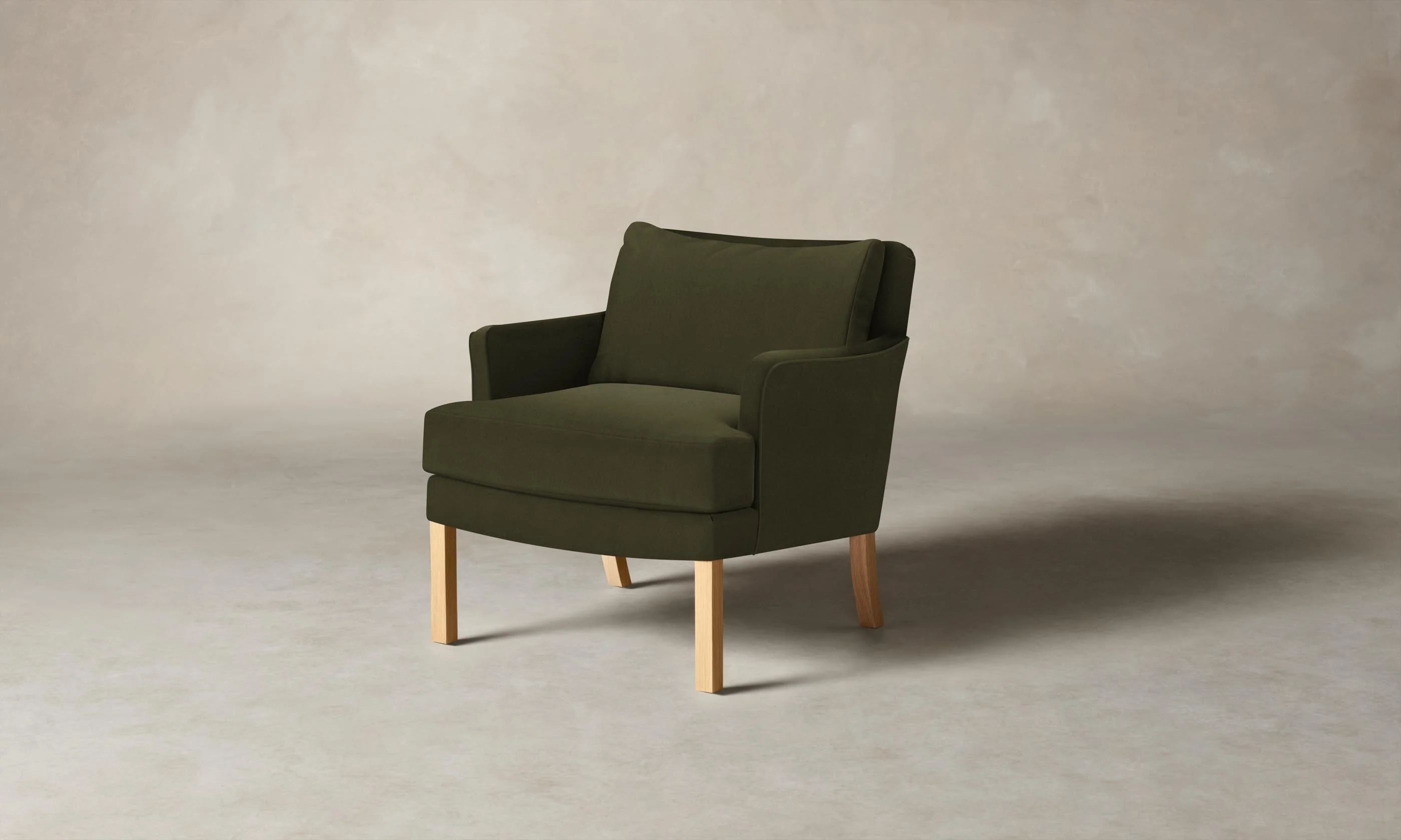 The Kaye Chair - Performance Velvet Olive - Image 3