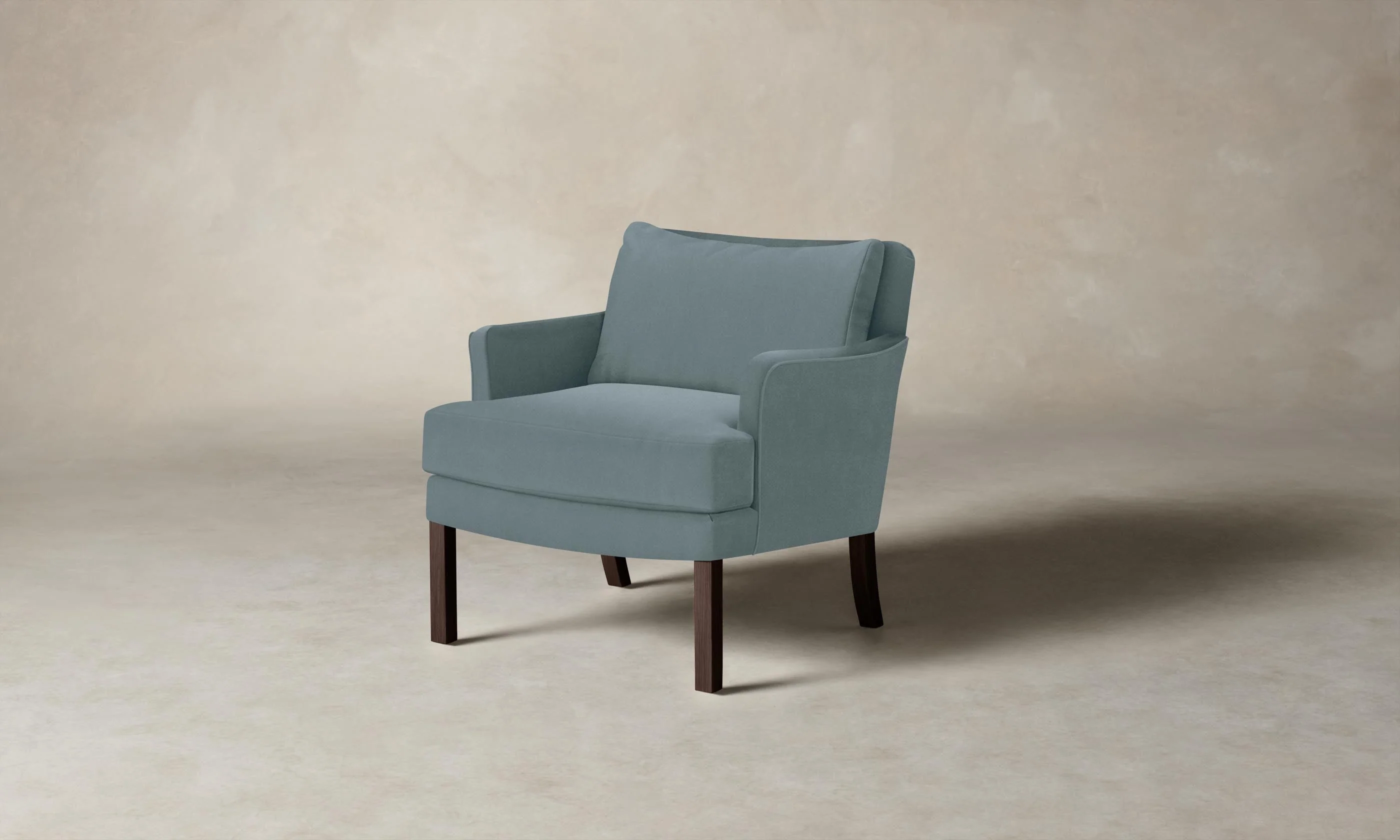 The Kaye Chair - Performance Velvet Sky - Image 2