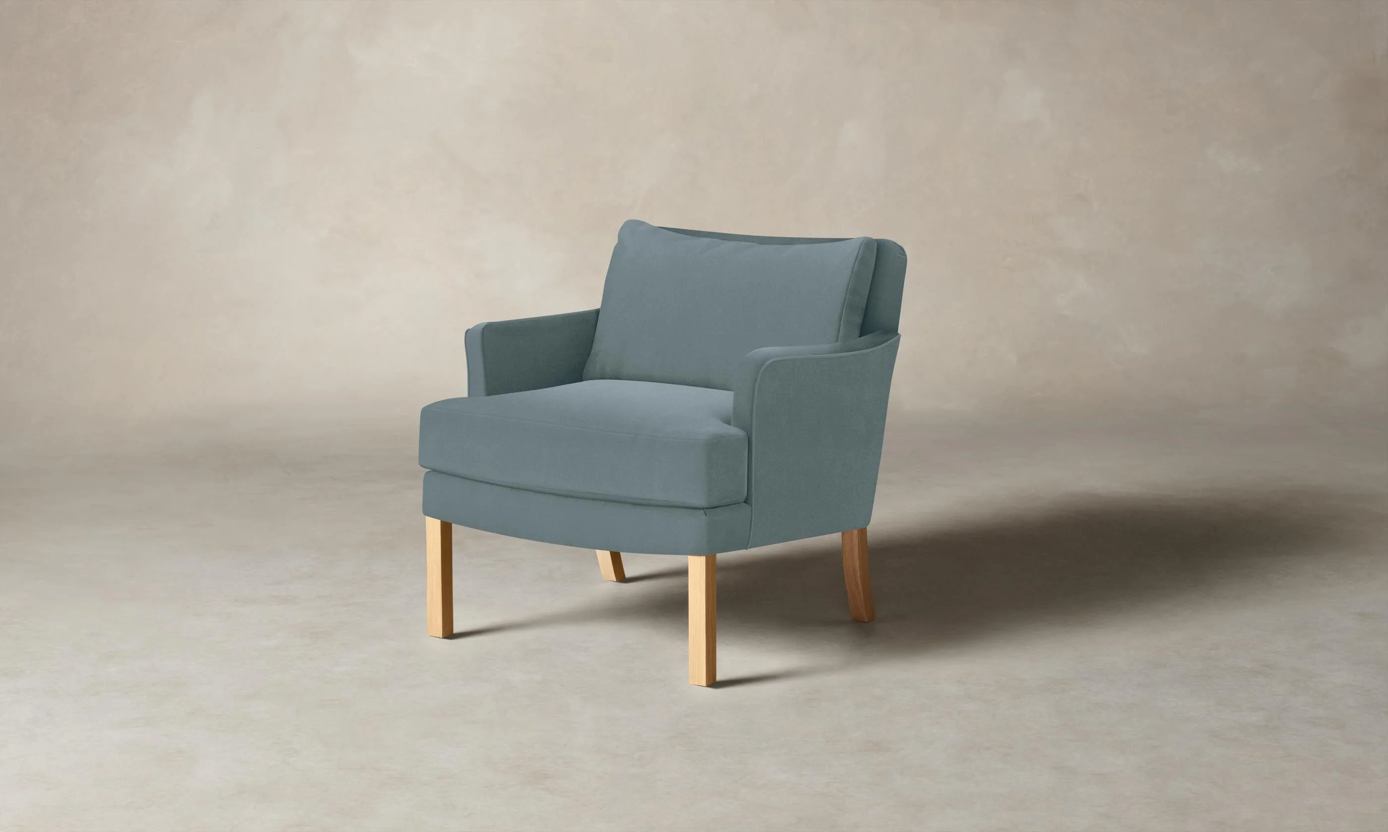 The Kaye Chair - Performance Velvet Sky - Image 3