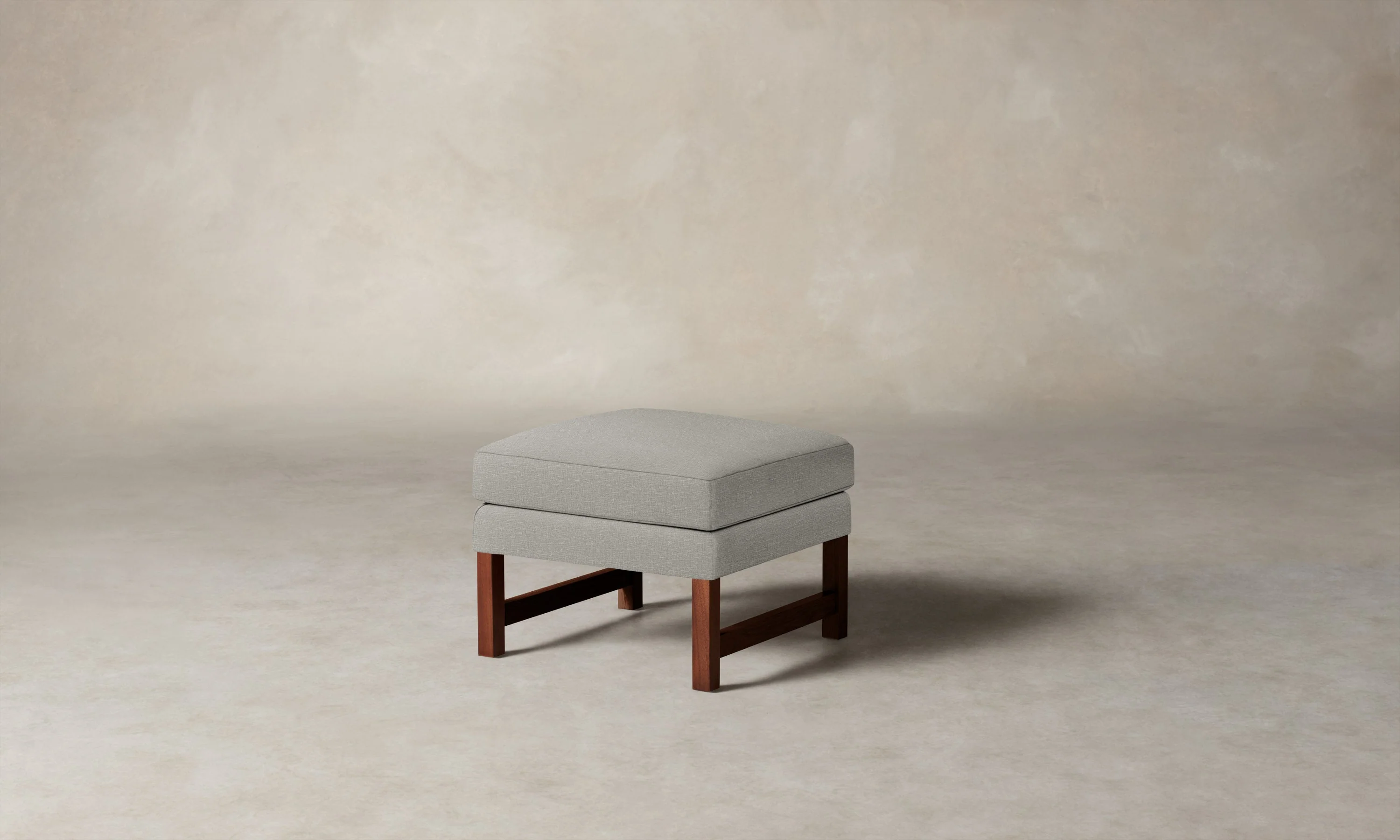 The Kaye Ottoman - Performance Woven Chenille Steel - Image 4