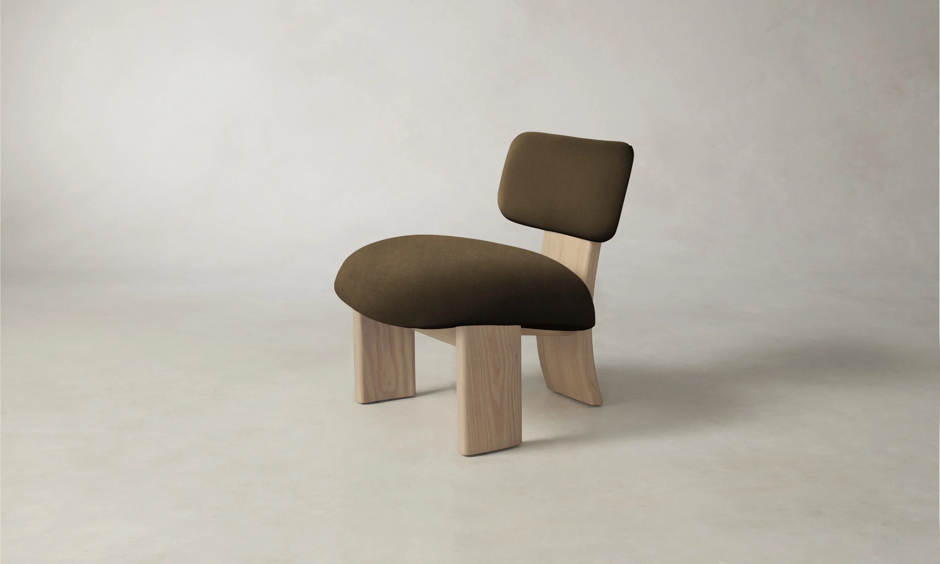The Kenmare Chair - Marled Alpaca Velvet Marsh