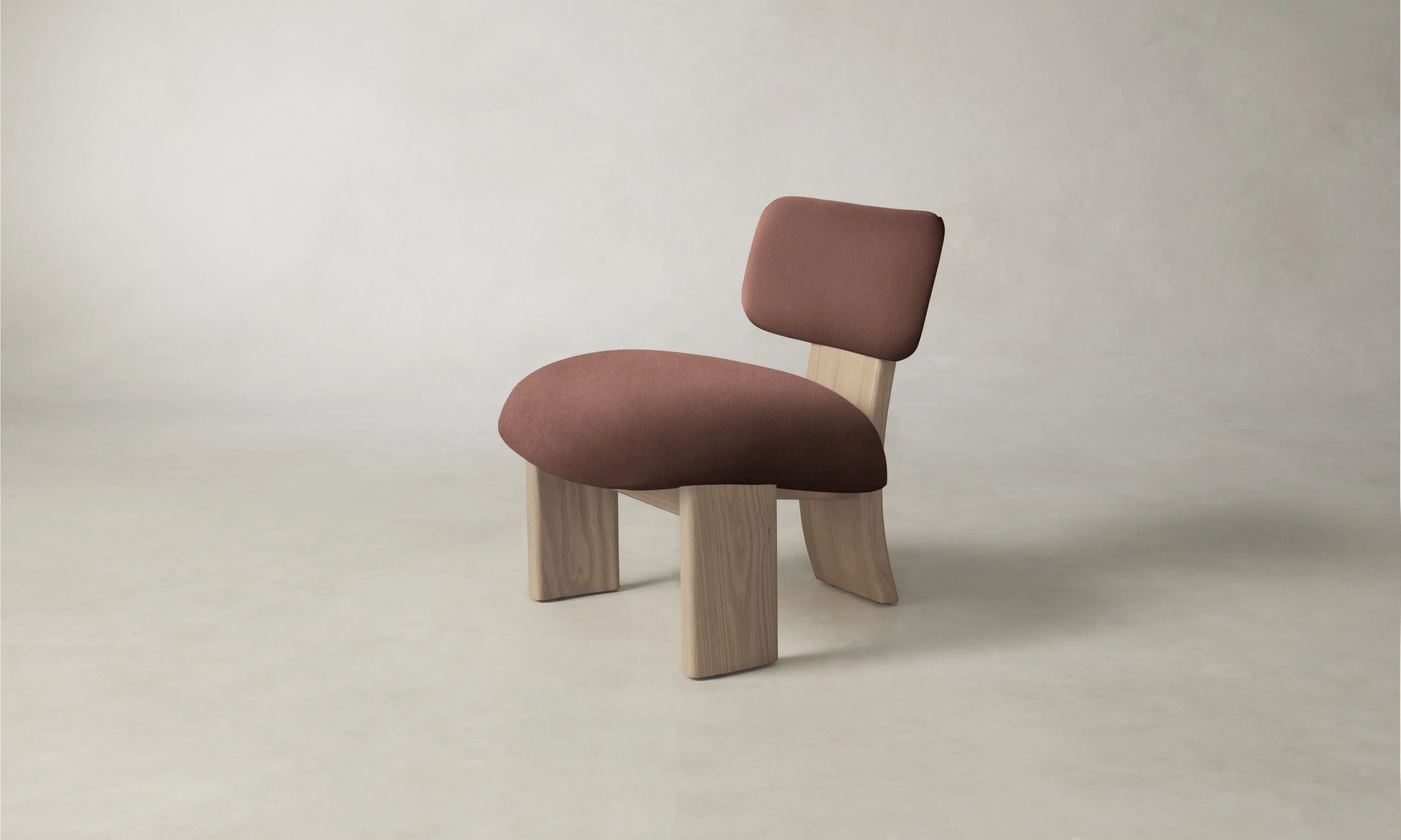 The Kenmare Chair - Marled Alpaca Velvet Molasses - Image 2