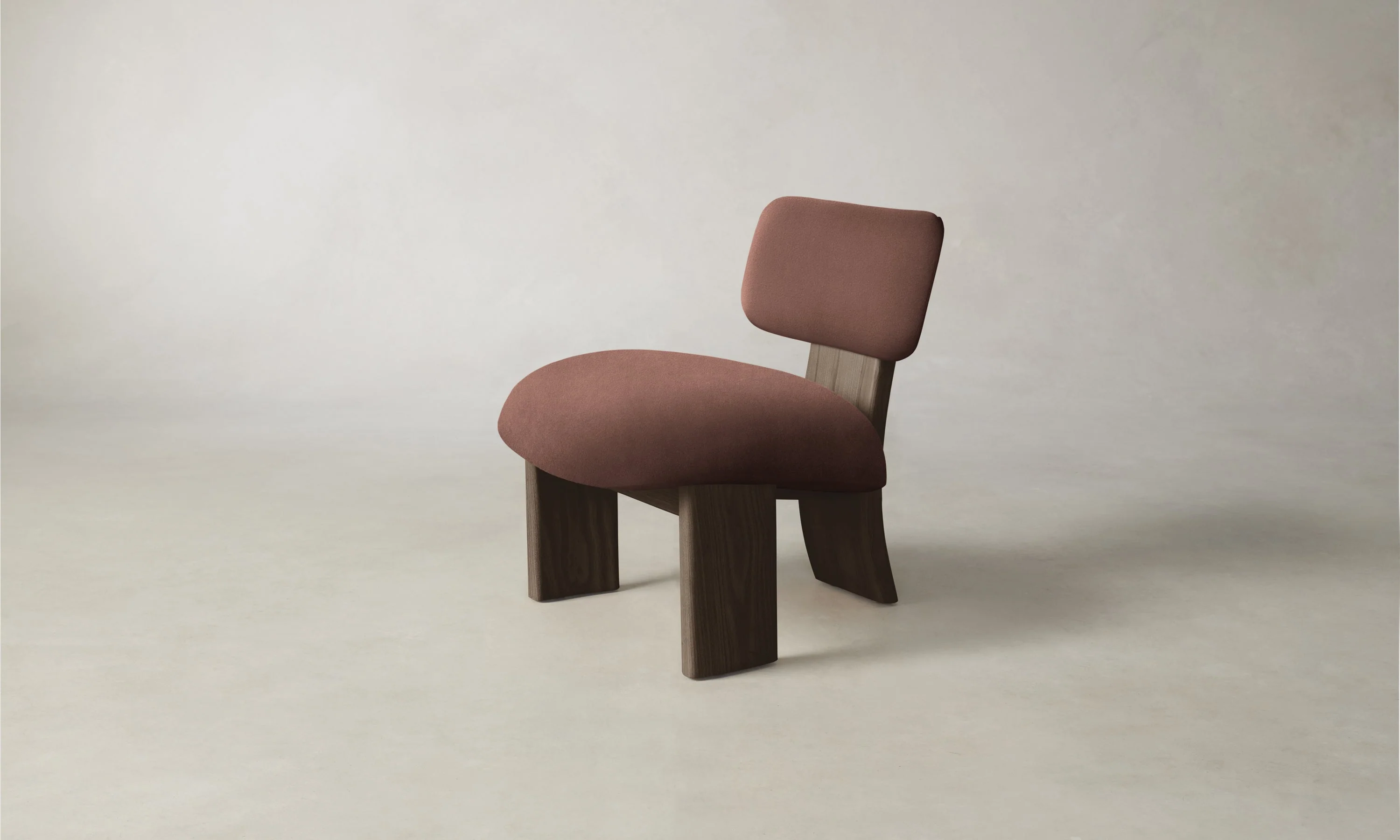 The Kenmare Chair - Marled Alpaca Velvet Molasses - Image 3
