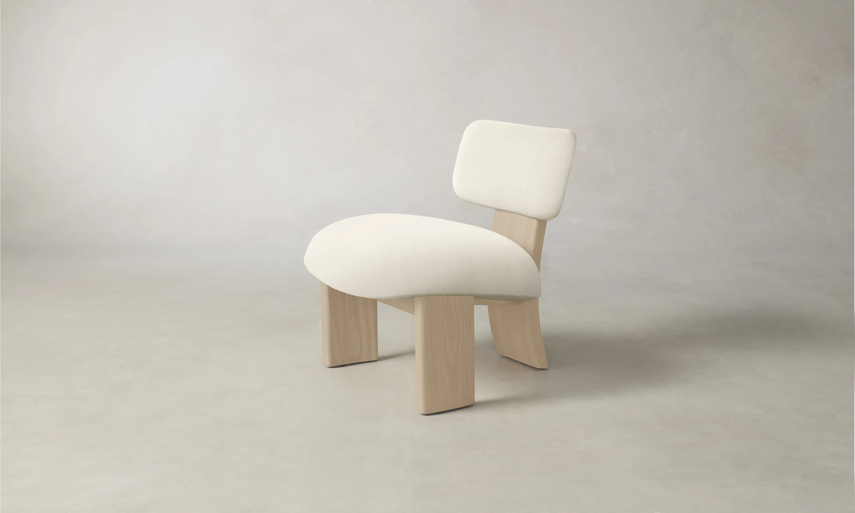 The Kenmare Chair - Marled Alpaca Velvet Porcelain - Image 6