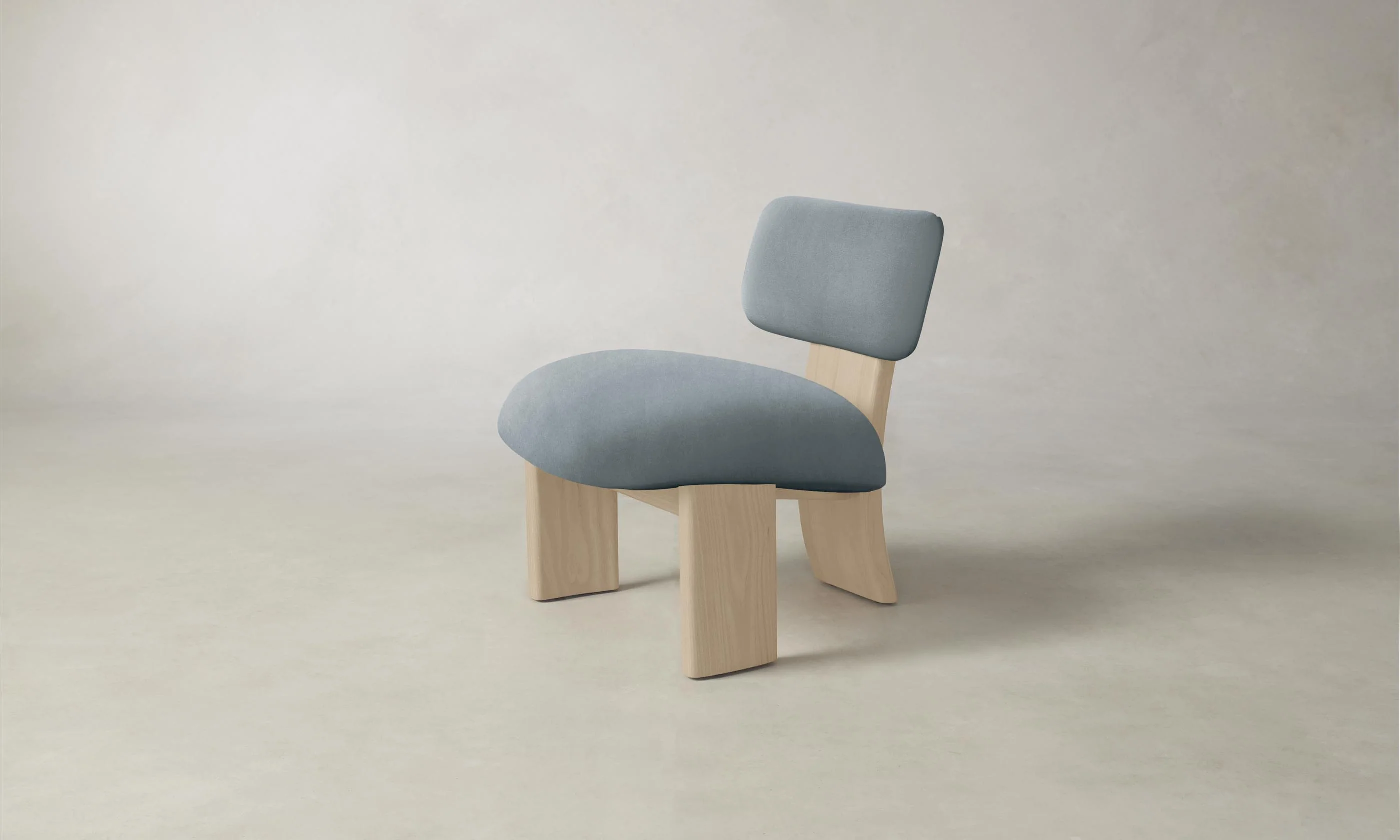 The Kenmare Chair - Performance Velvet Sky - Image 6