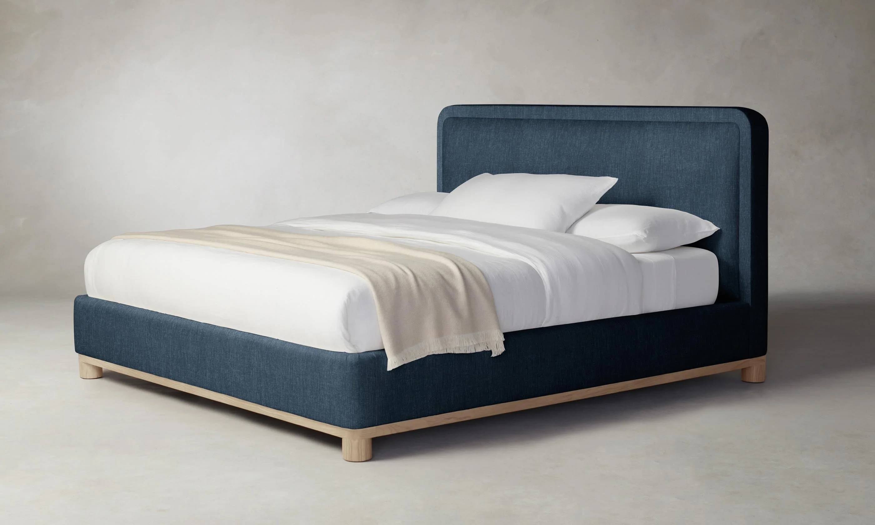 The Kent Bed - Performance Tweed Denim - Image 2