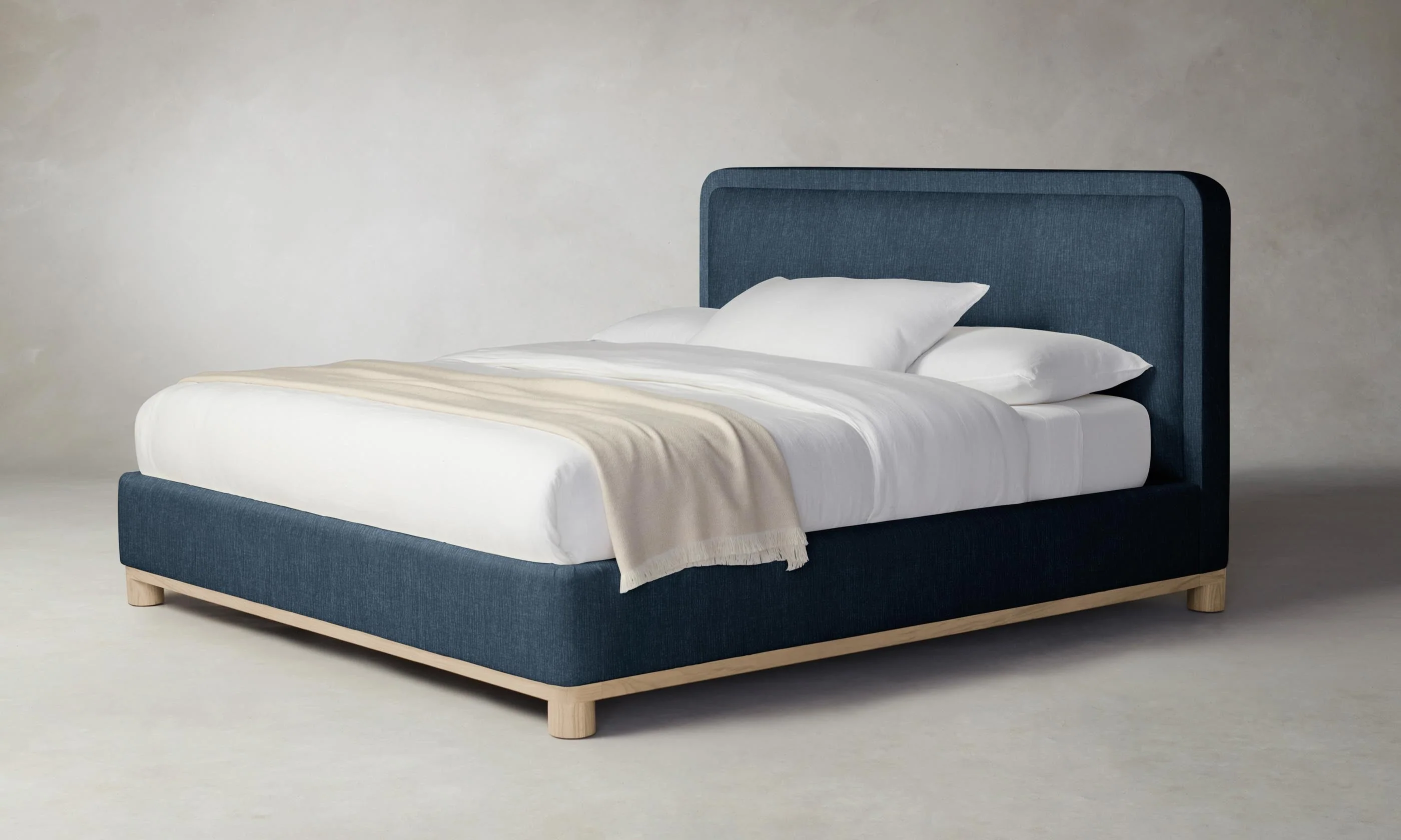 The Kent Bed - Performance Tweed Denim - Image 3