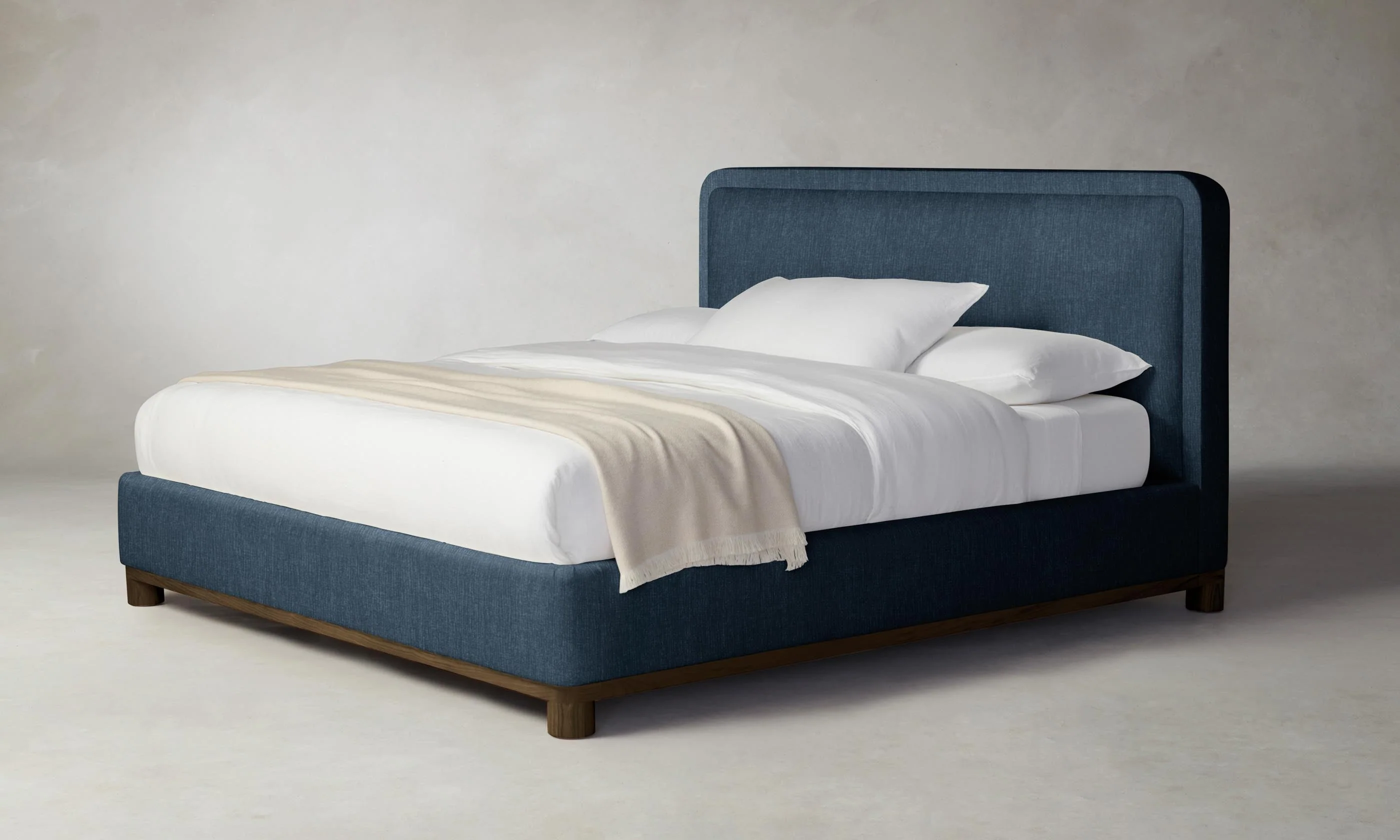 The Kent Bed - Performance Tweed Denim - Image 6