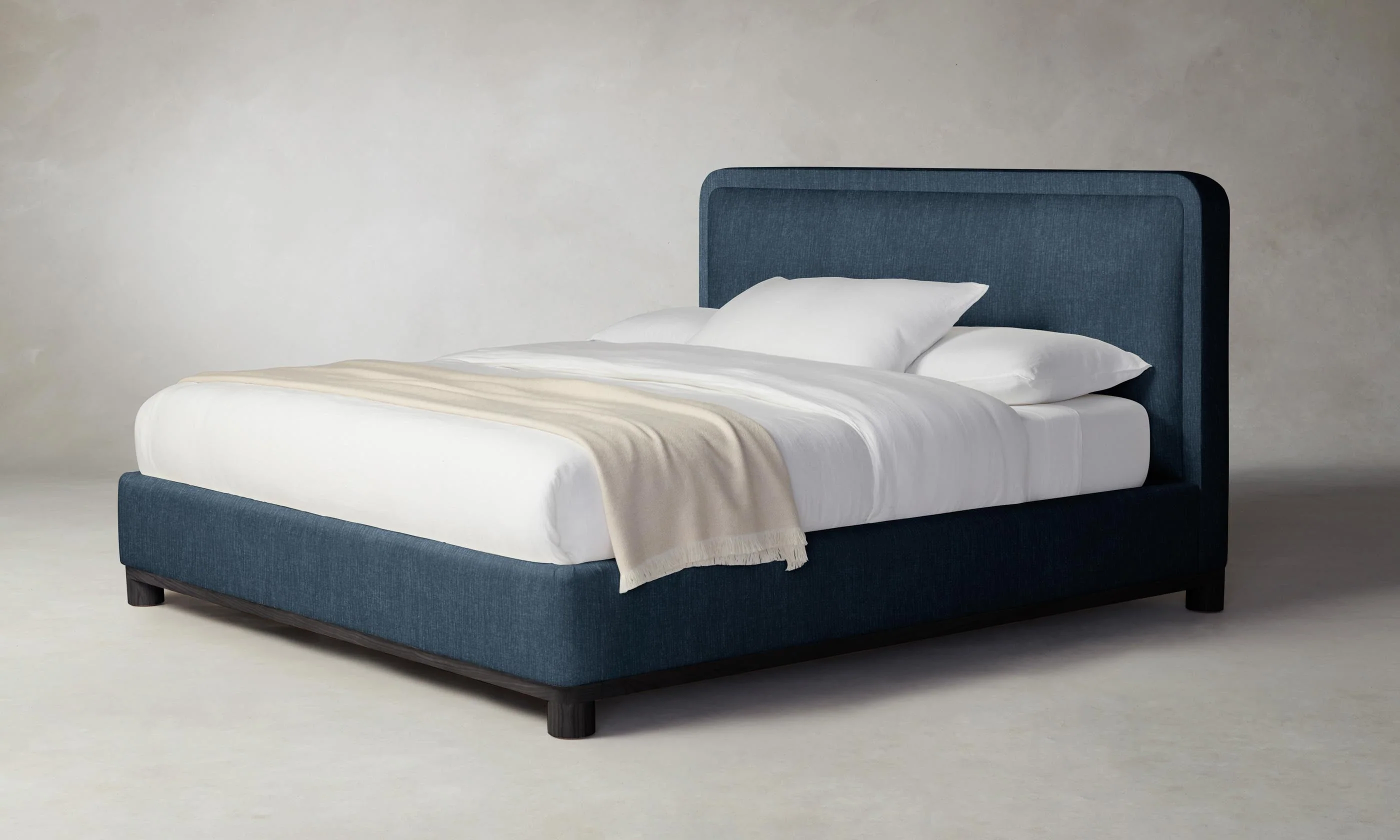 The Kent Bed - Performance Tweed Denim - Image 7