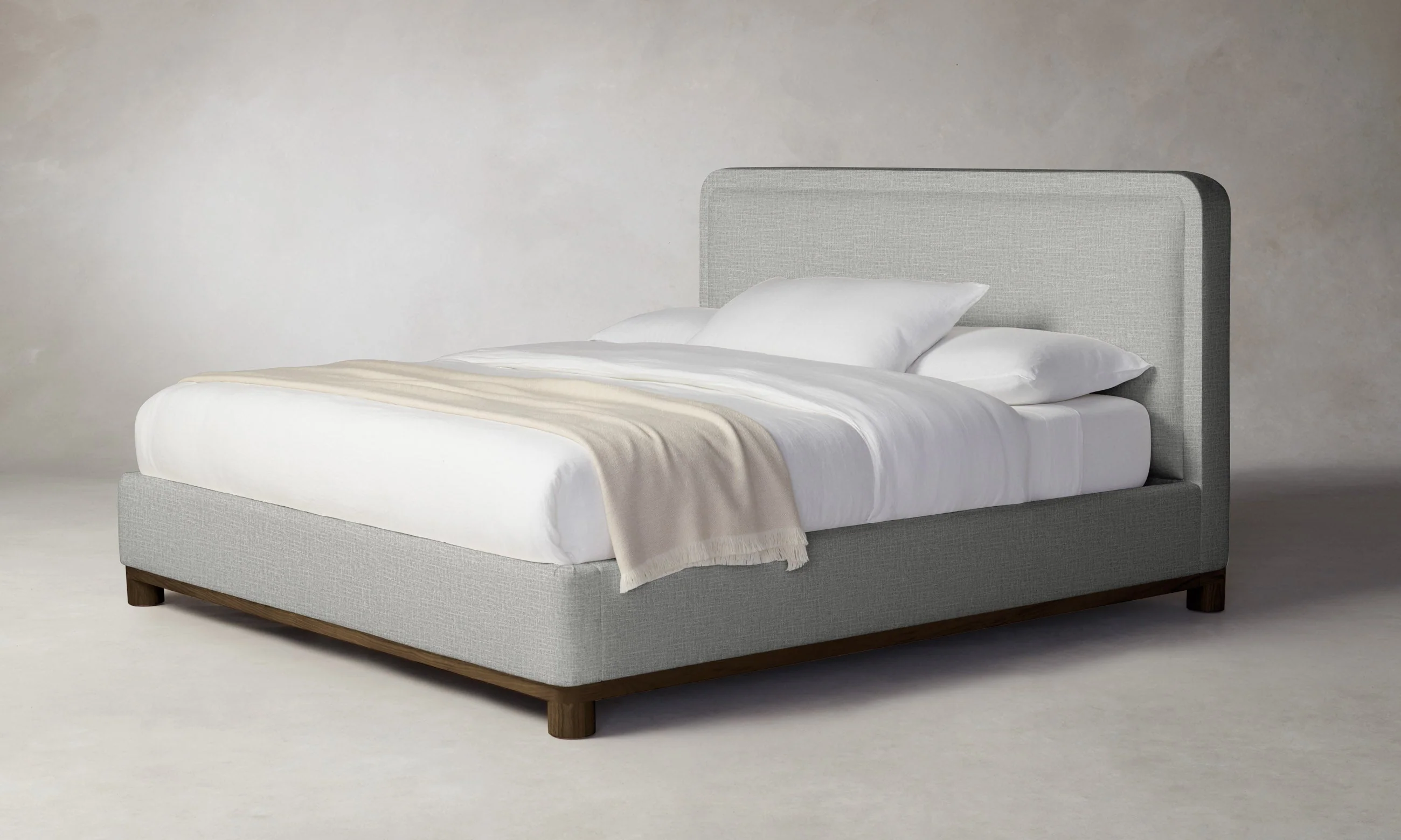 The Kent Bed - Performance Woven Chenille Rain - Image 6