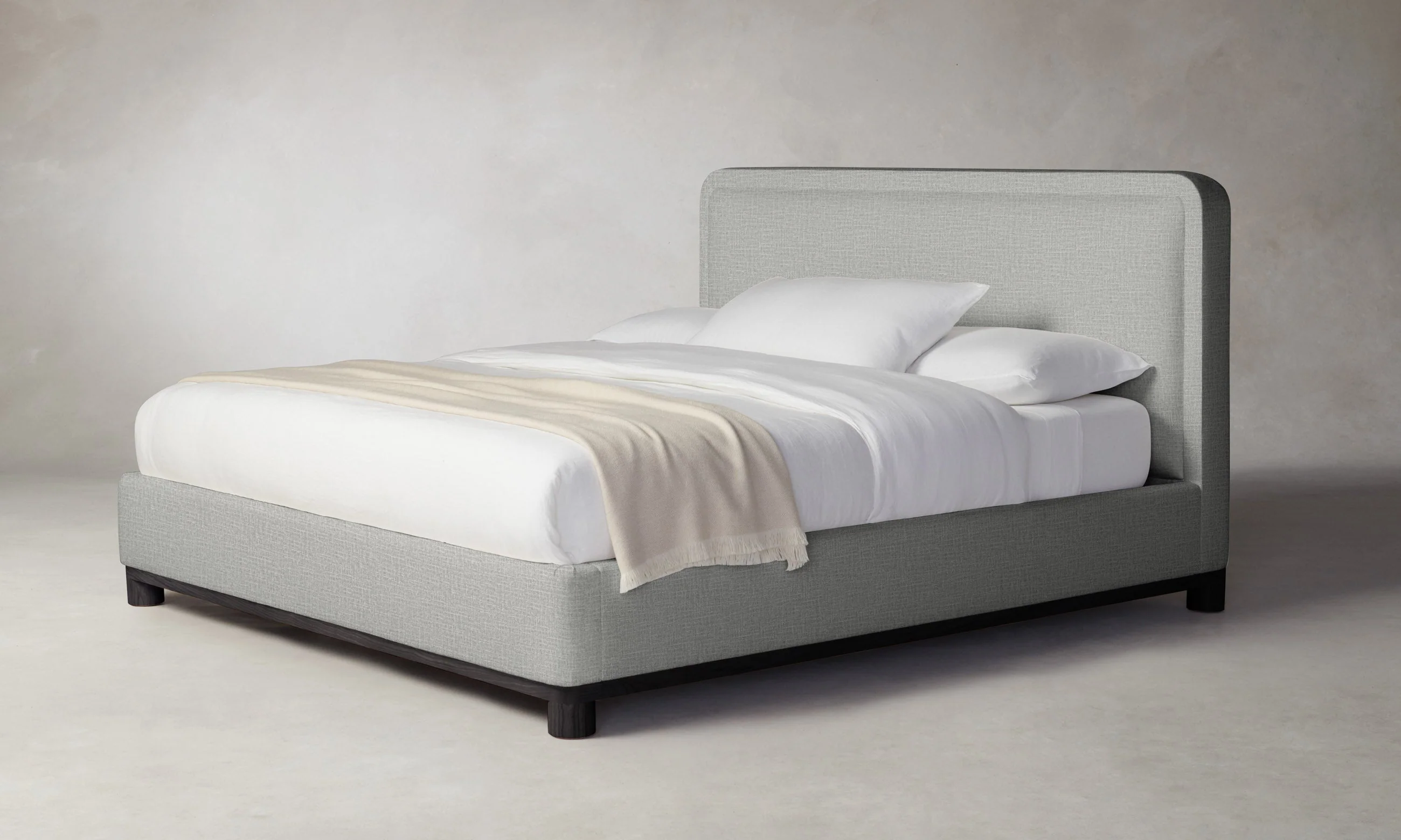 The Kent Bed - Performance Woven Chenille Rain - Image 7