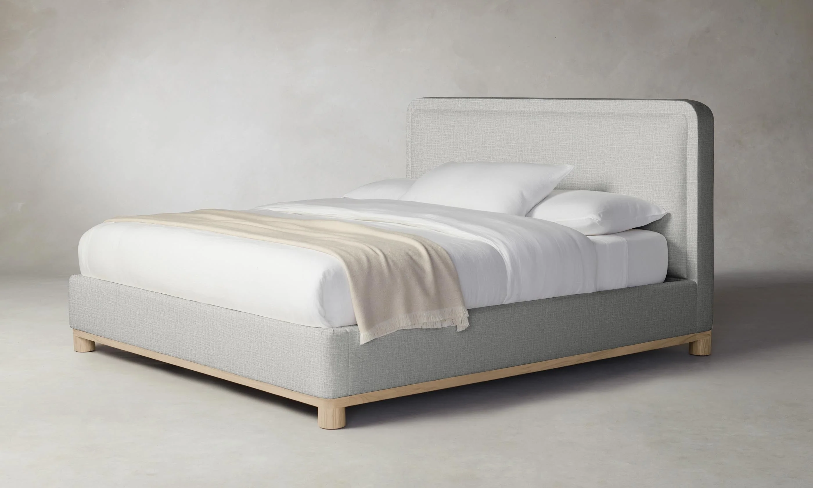 The Kent Bed - Performance Woven Chenille Steel - Image 3