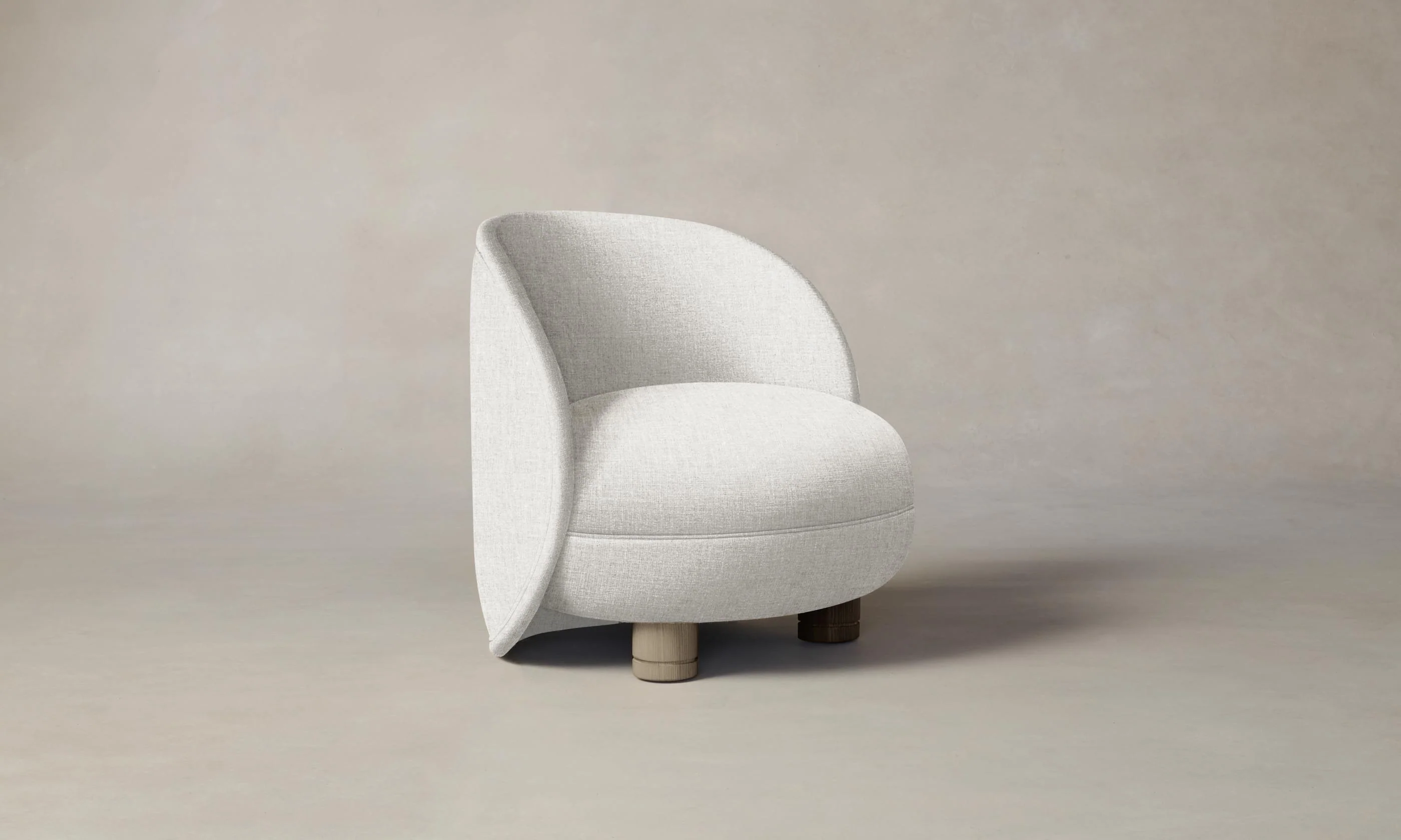 The Laight Chair - Heritage Belgian Linen Egret - Image 4