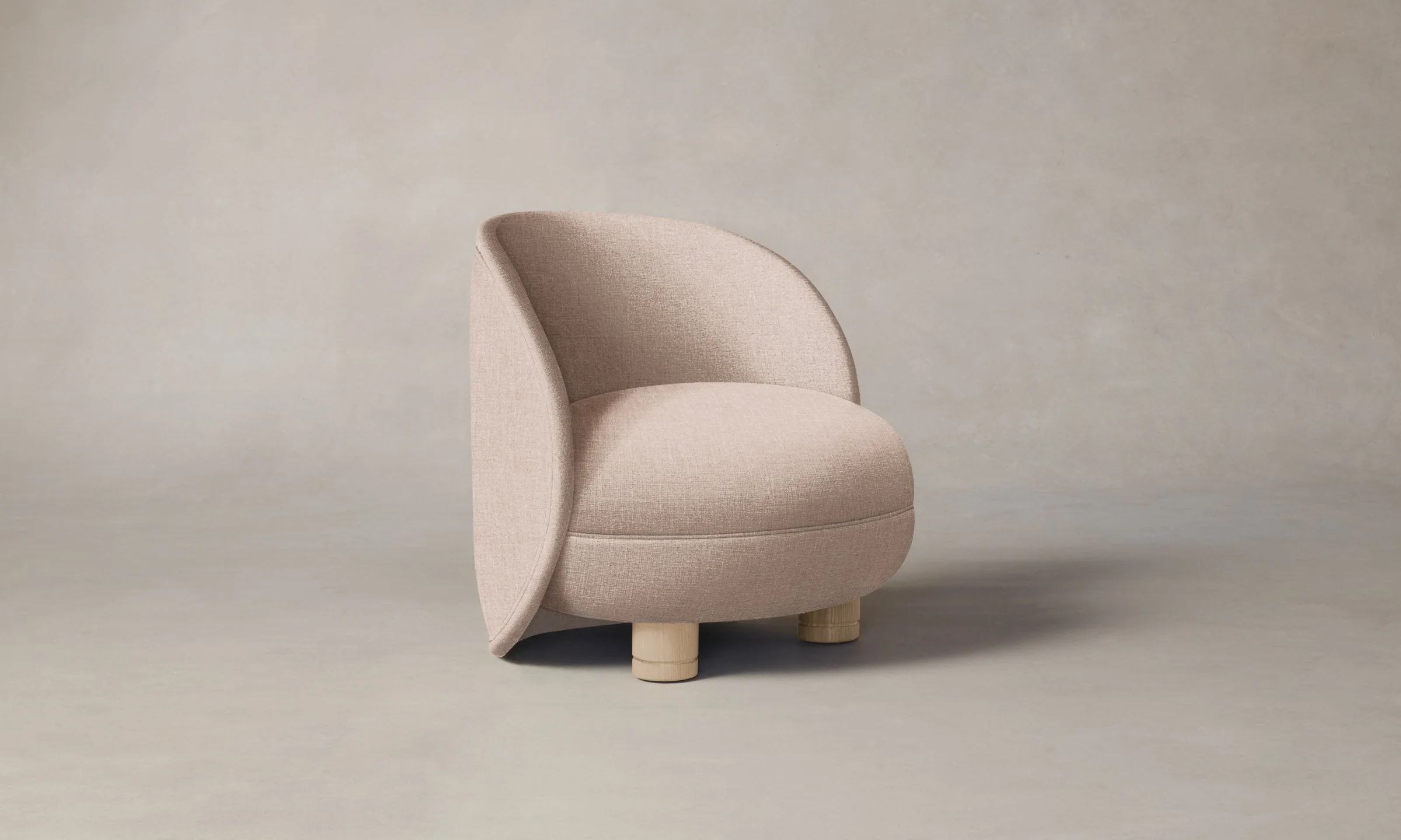 The Laight Chair - Heritage Belgian Linen Petal - Image 3