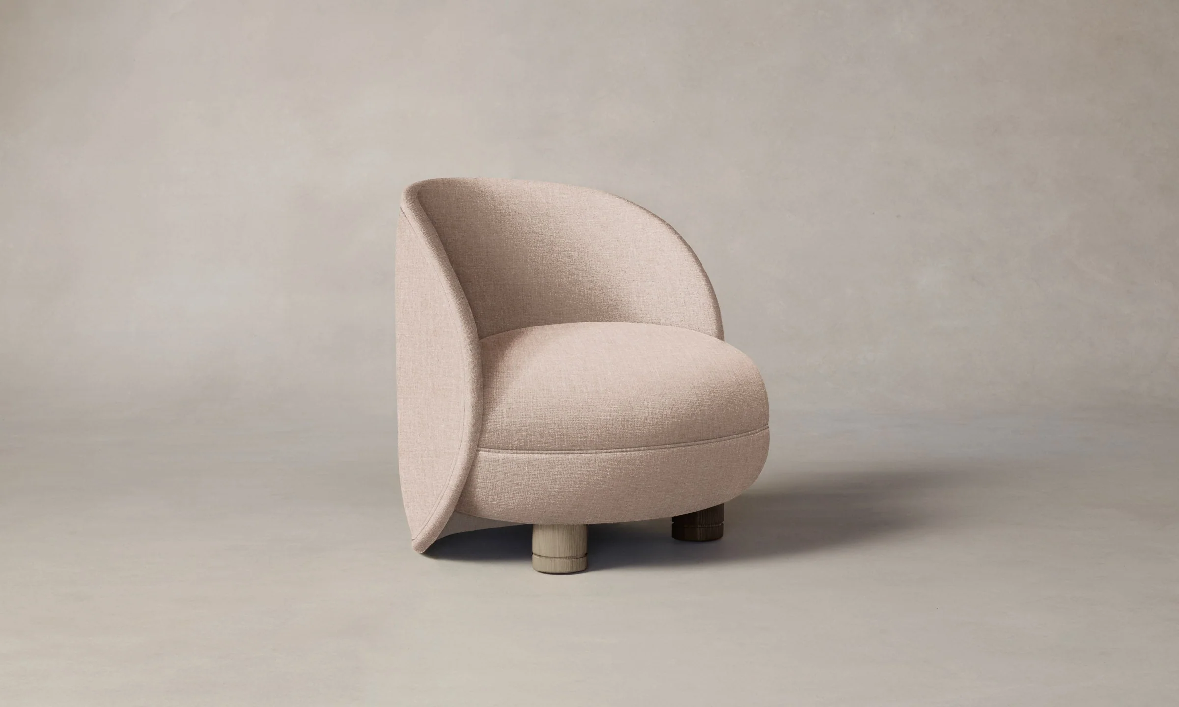 The Laight Chair - Heritage Belgian Linen Petal - Image 4