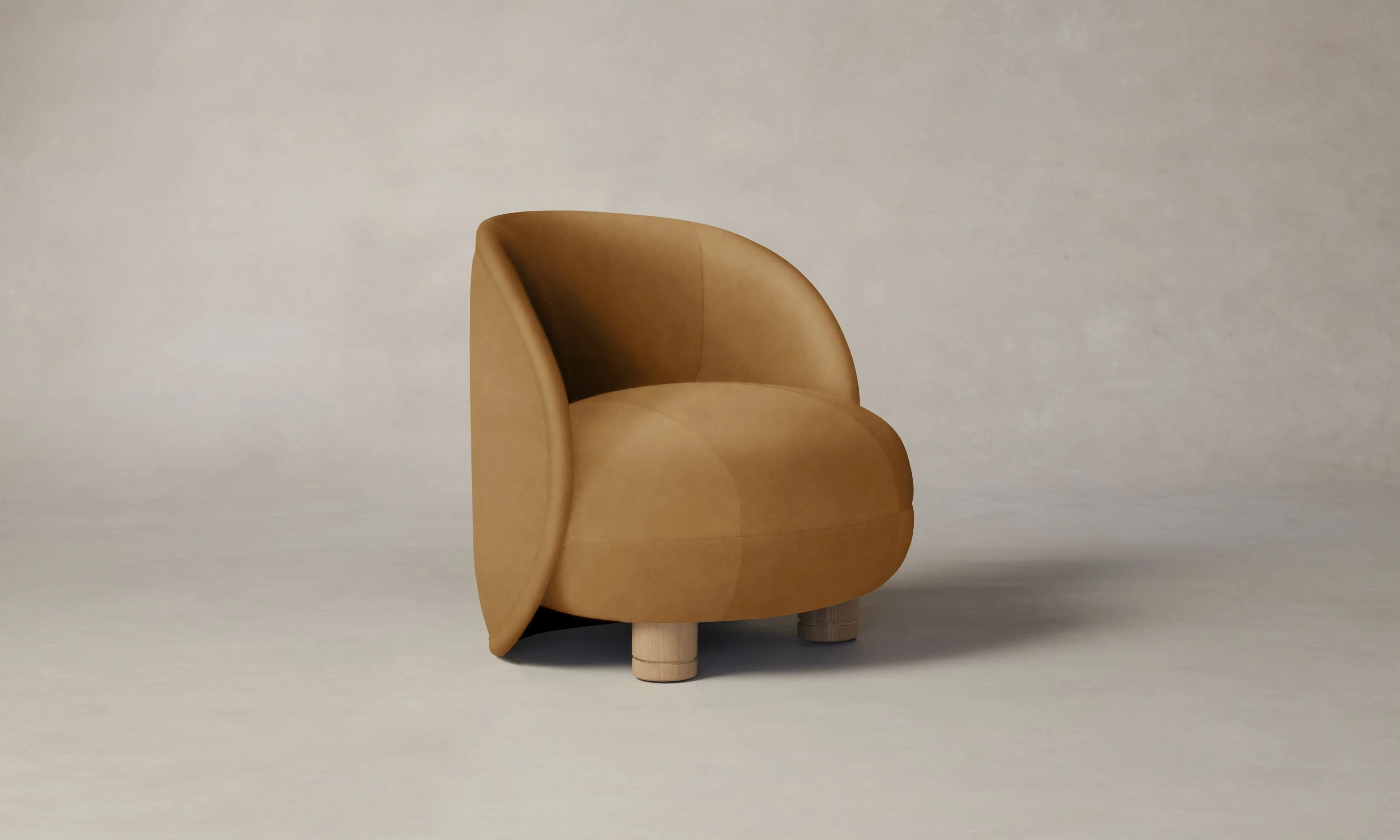 The Laight Chair - Costa Leather Nutmeg - Image 2