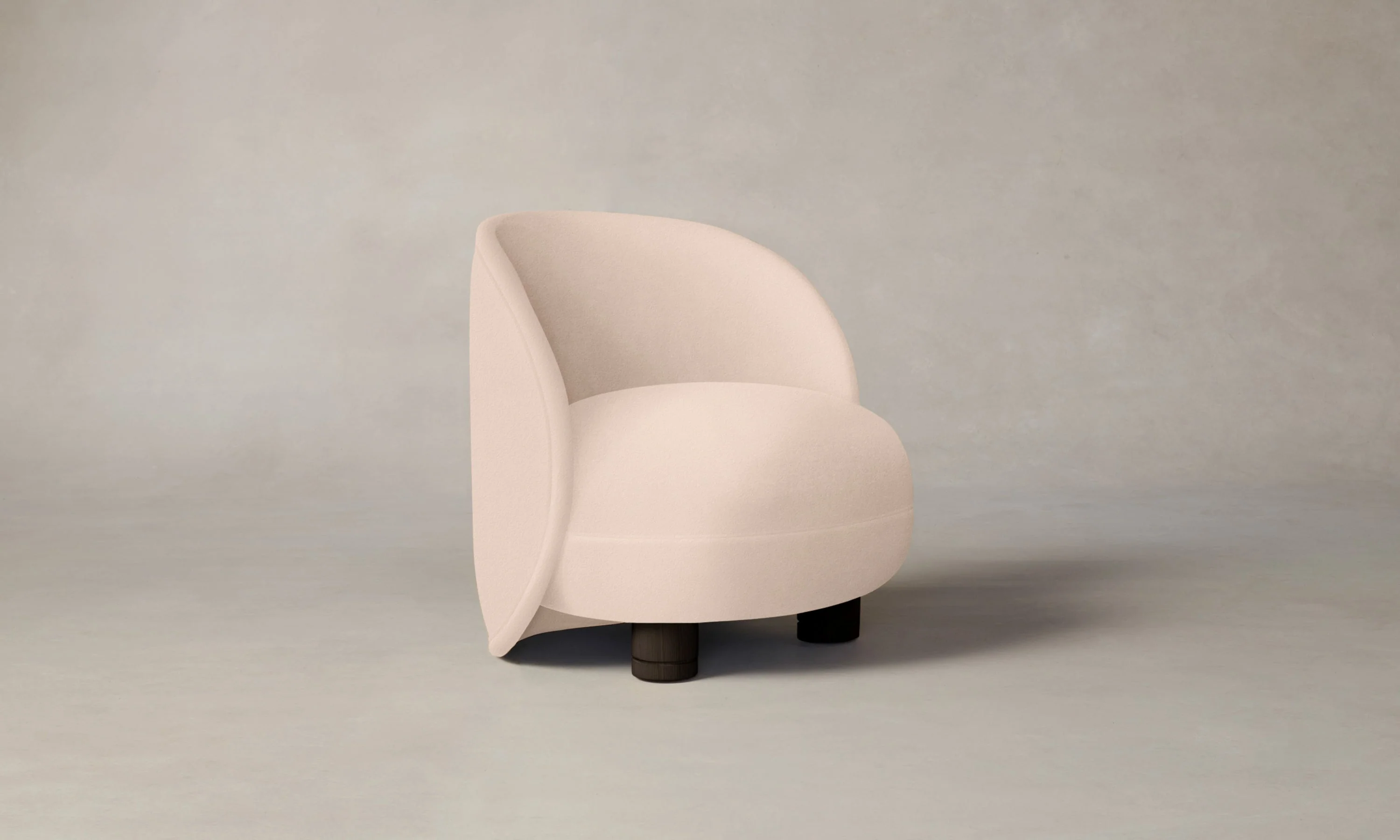 The Laight Chair - Marled Alpaca Velvet Rosette - Image 4