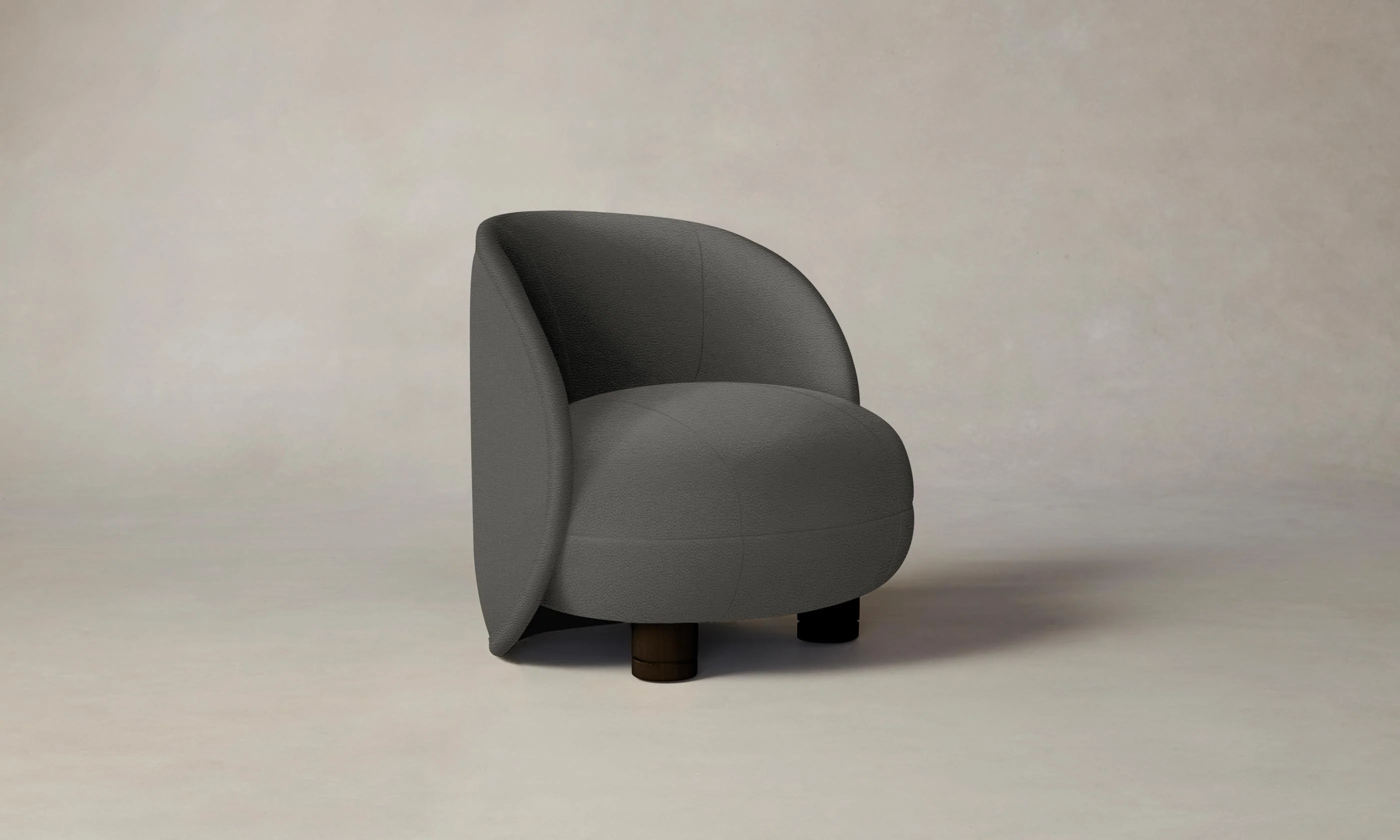 The Laight Chair - Pebbled Leather Ash - Image 5