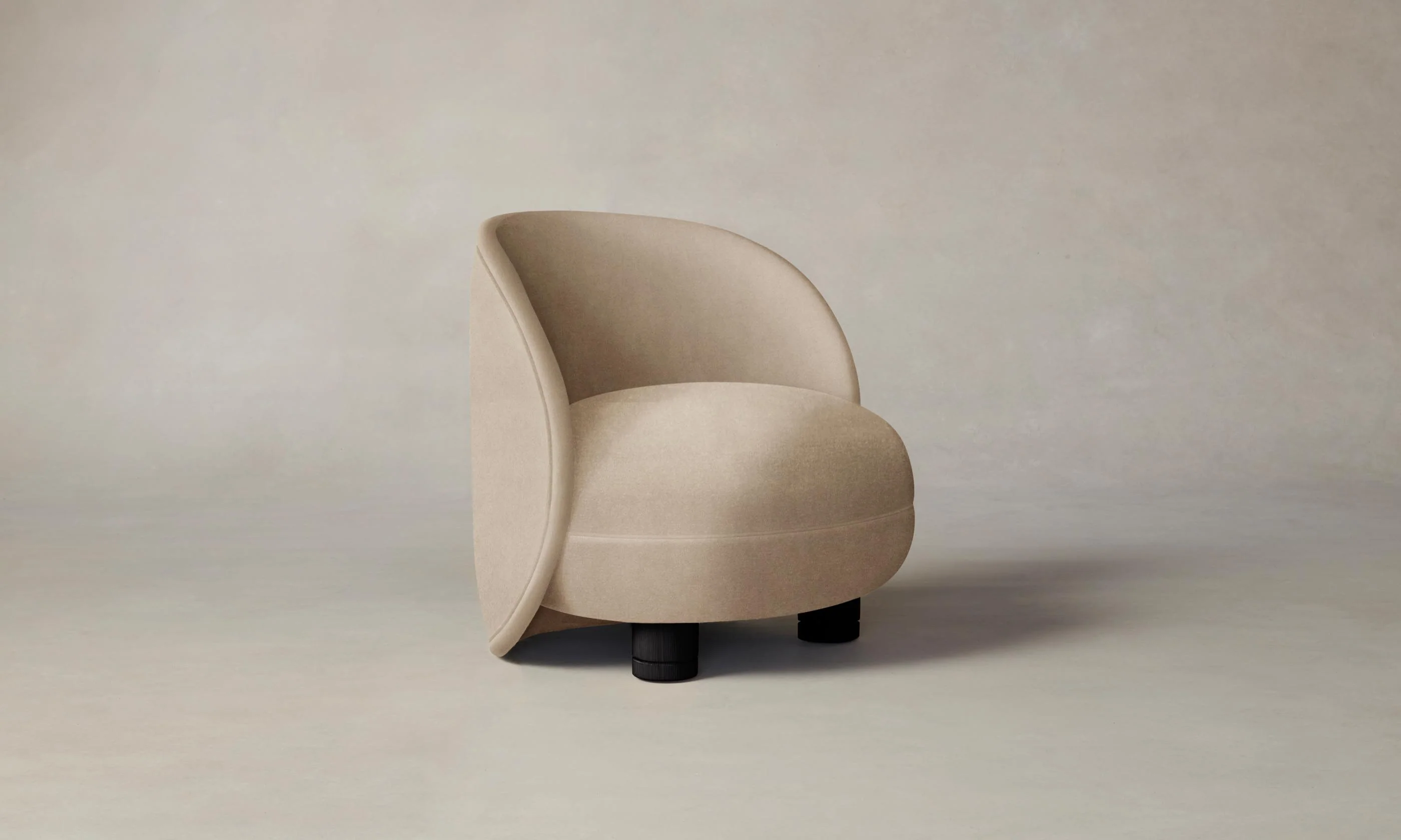 The Laight Chair - Performance Velvet Taupe - Image 6