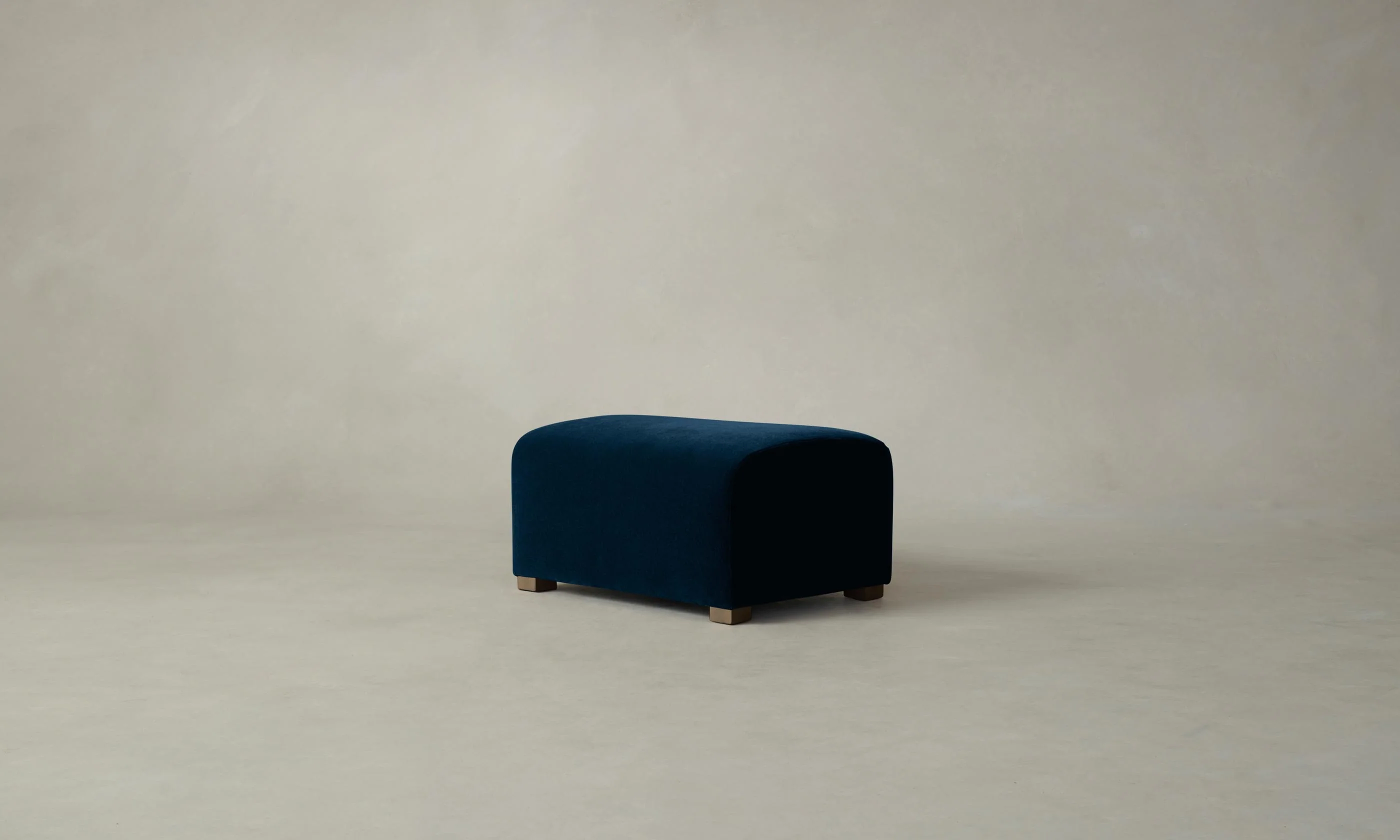The Lenox Ottoman - Mohair Admiral - Image 3