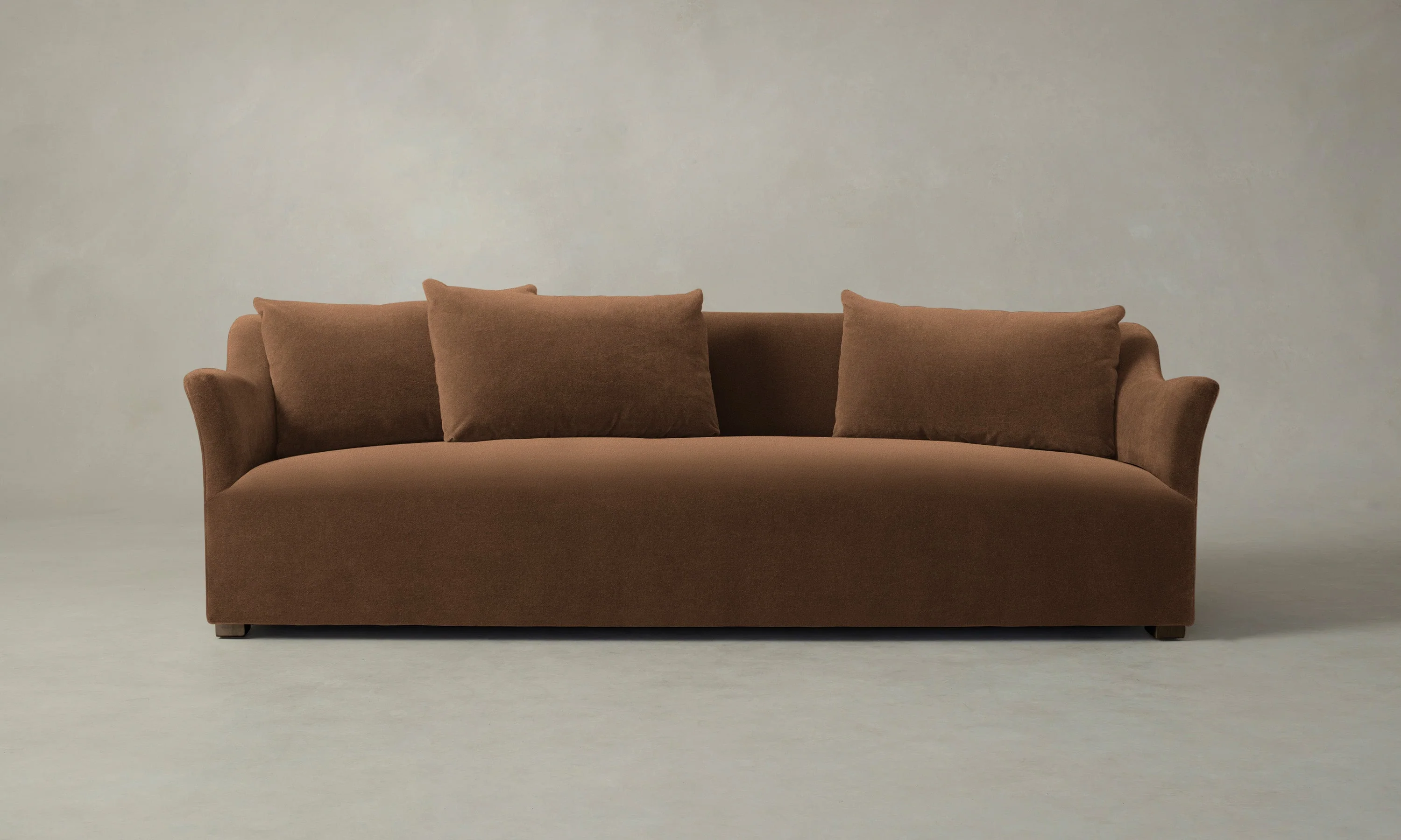 The Lenox Sofa - Marled Alpaca Velvet Whiskey - Image 3