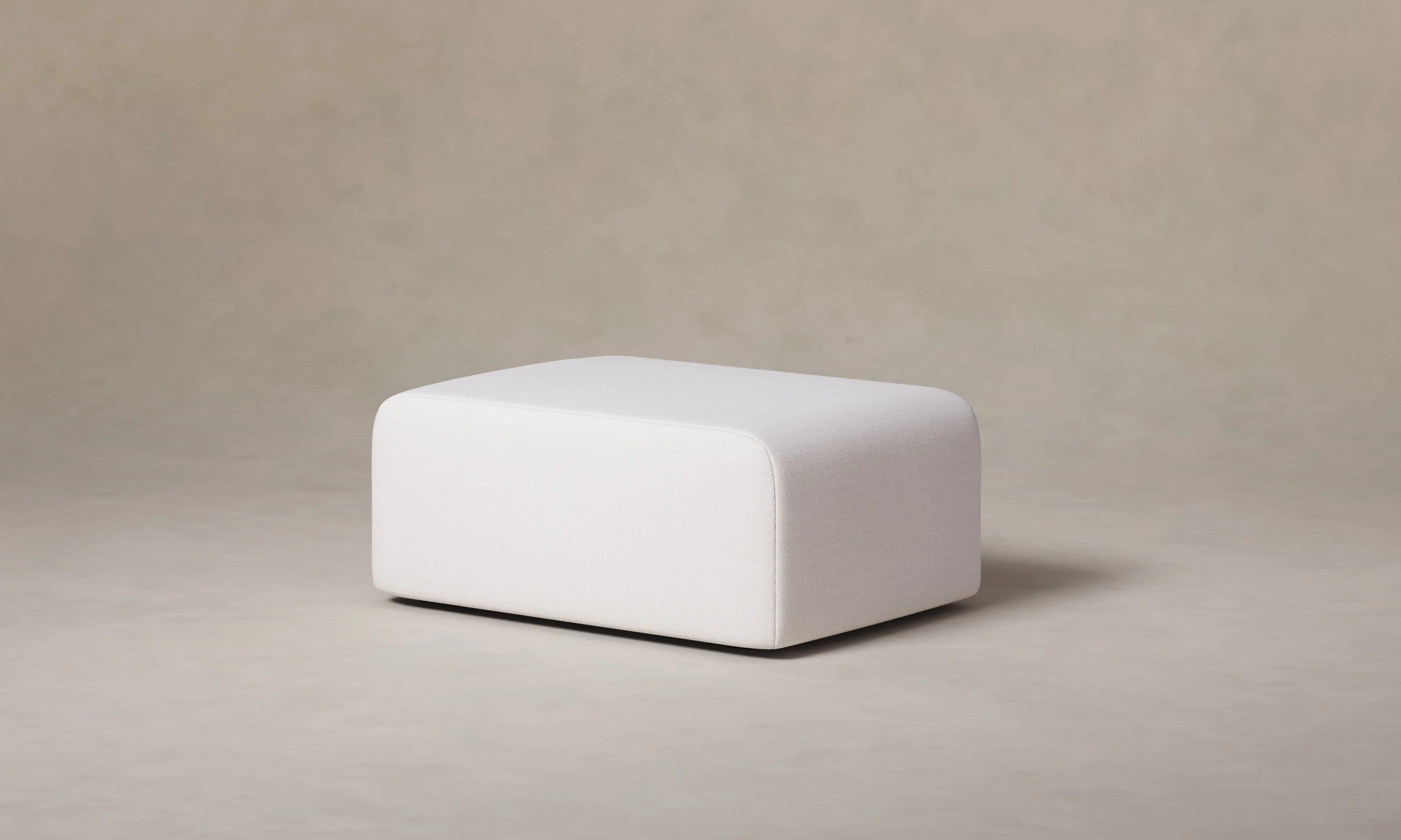 The Marcello Ottoman - Performance Textural Weave Wisp