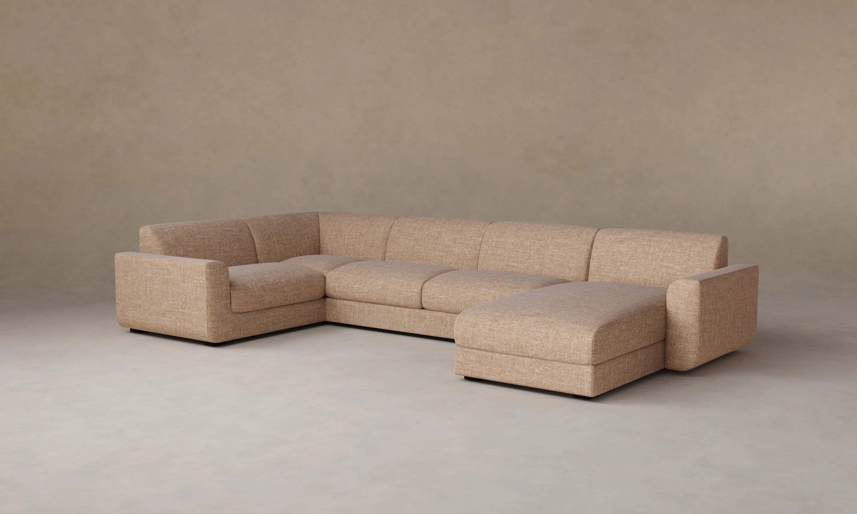 The Marcello Sectional - Heritage Belgian Linen Chai - Image 6