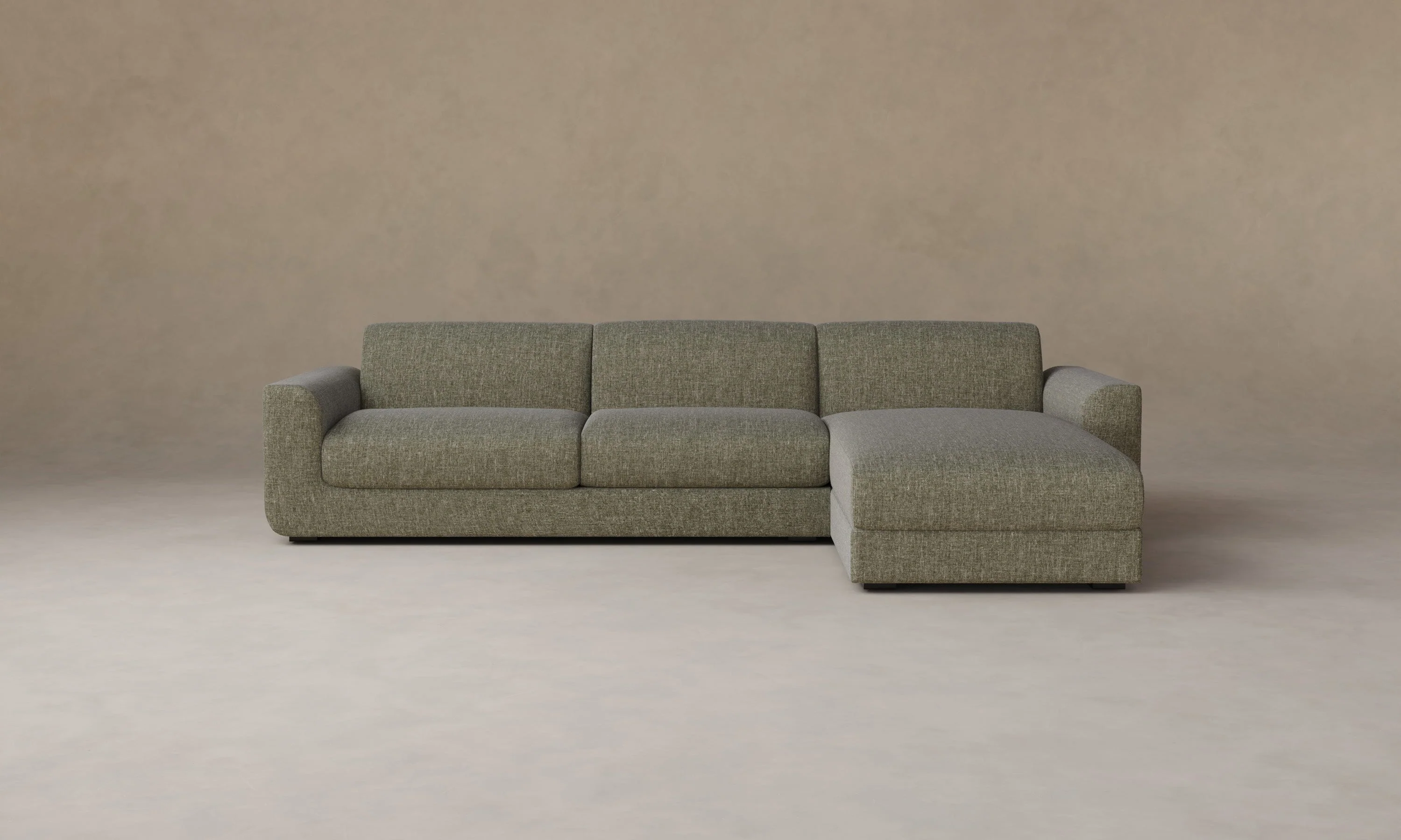 The Marcello Sectional - Heritage Belgian Linen Thyme - Image 2