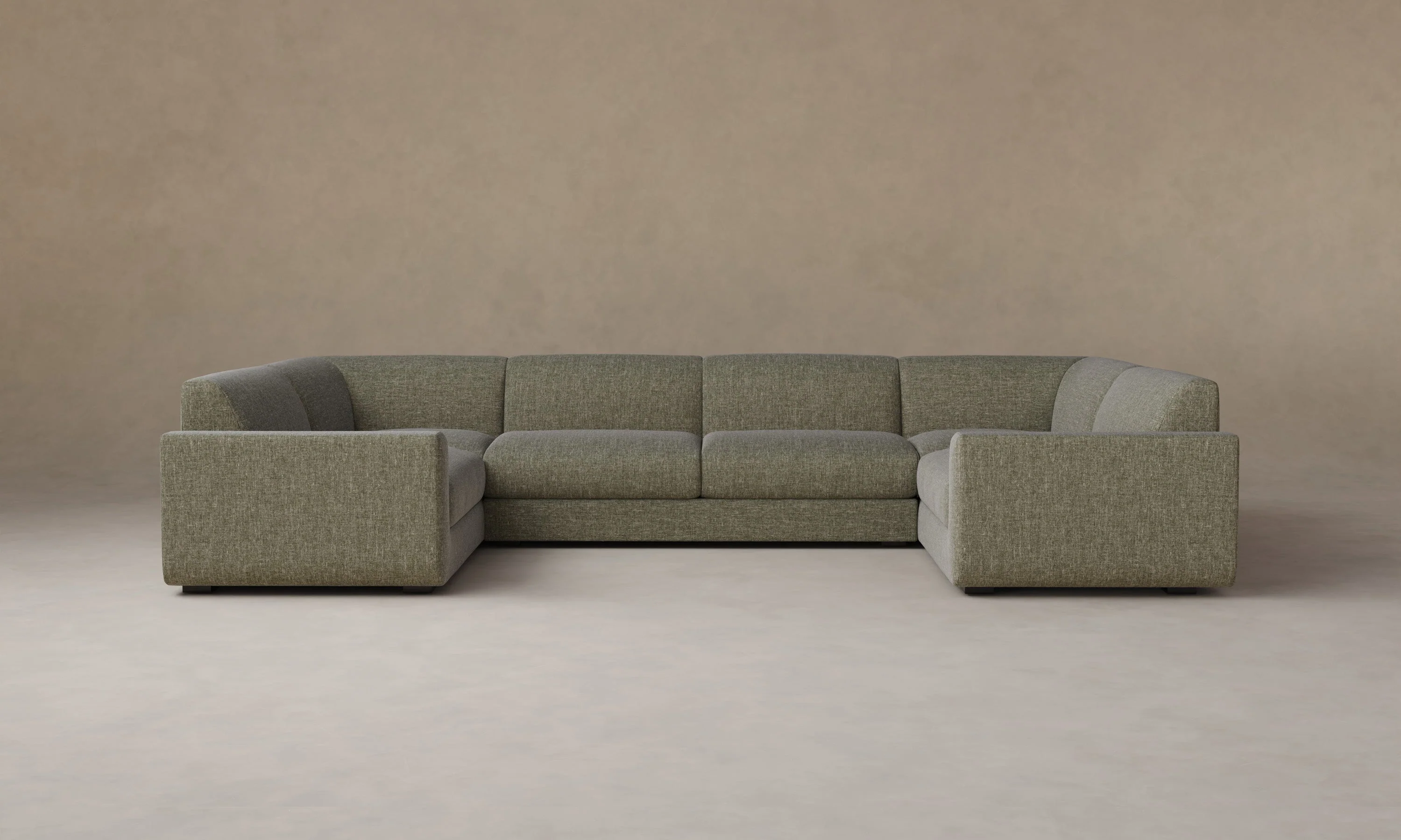 The Marcello Sectional - Heritage Belgian Linen Thyme - Image 7