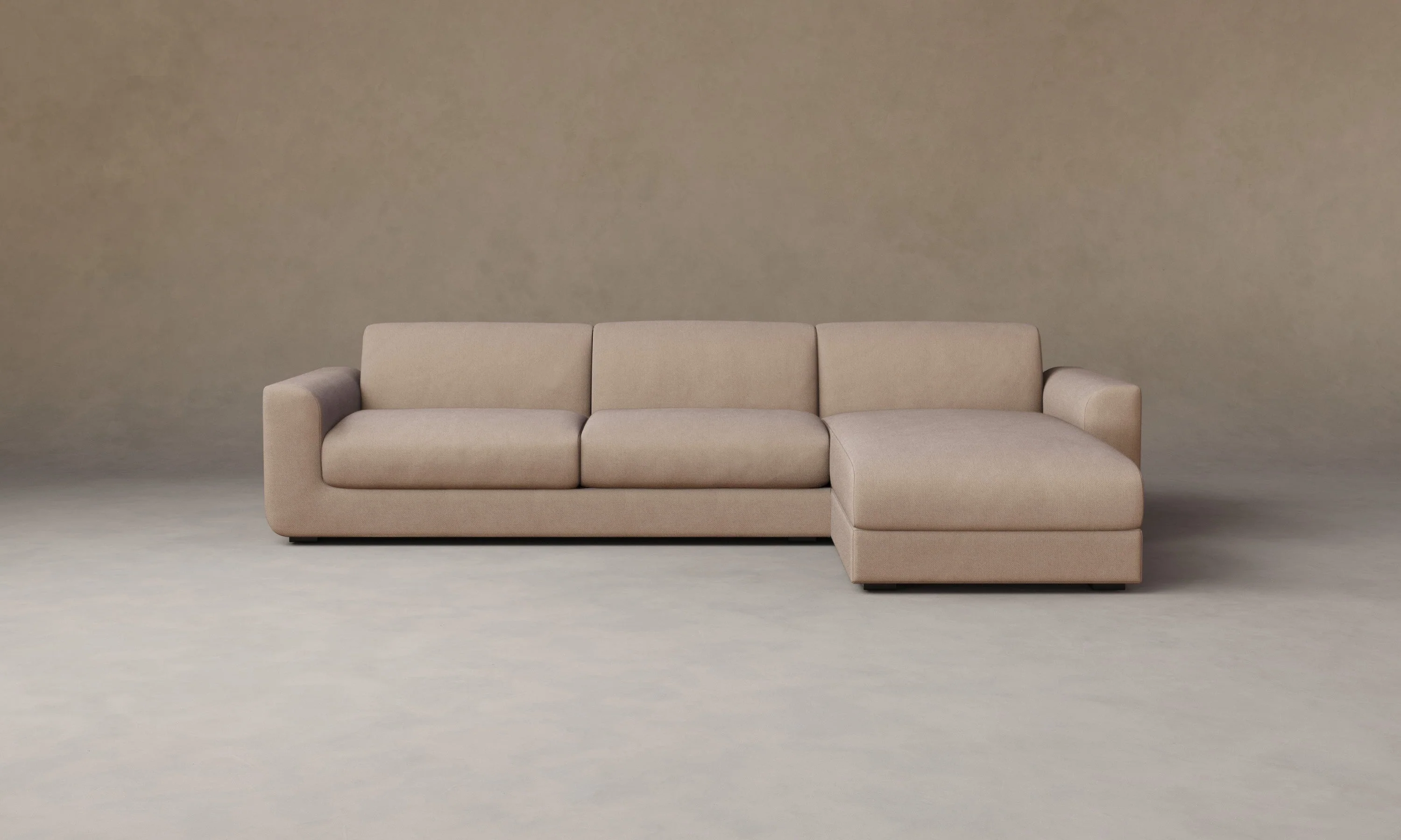 The Marcello Sectional - Marled Alpaca Velvet Rosette - Image 2