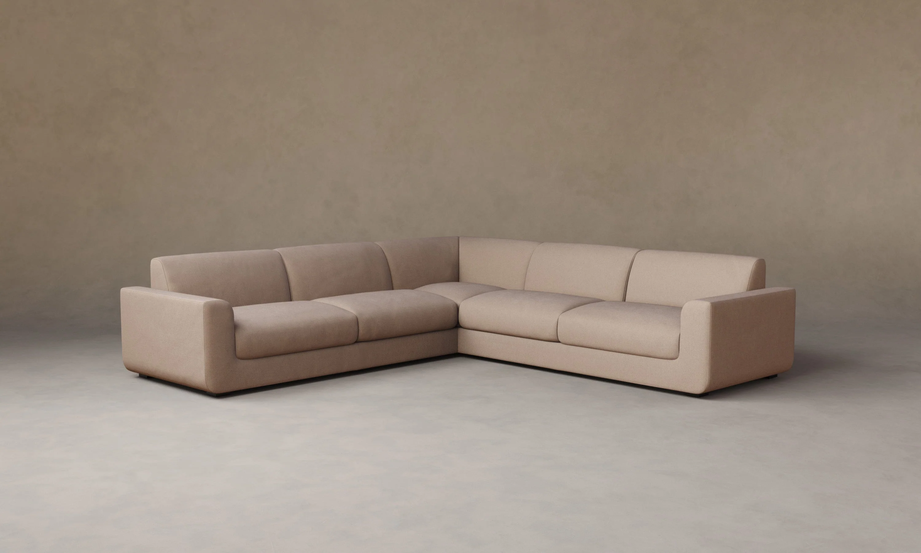 The Marcello Sectional - Marled Alpaca Velvet Rosette - Image 3