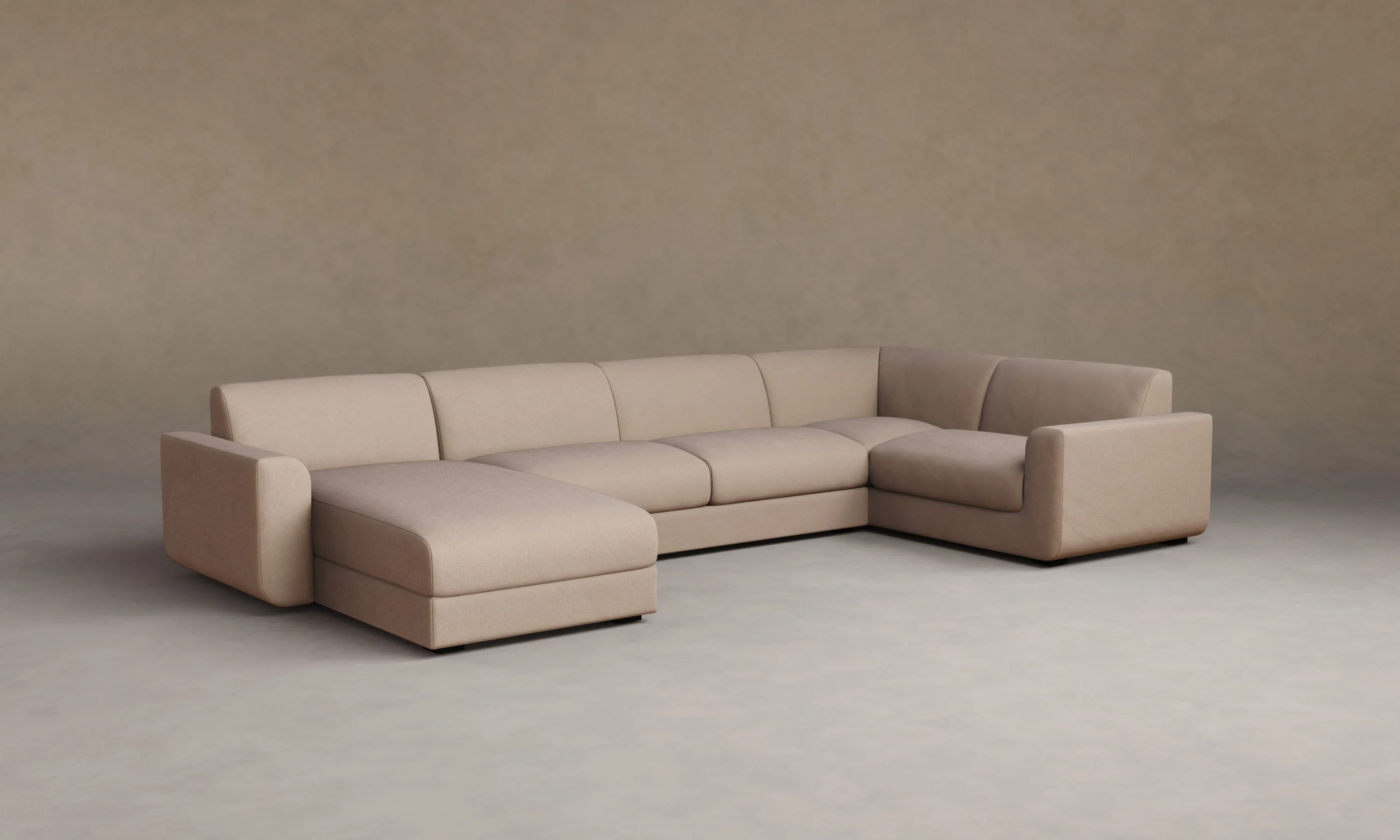 The Marcello Sectional - Marled Alpaca Velvet Rosette - Image 5