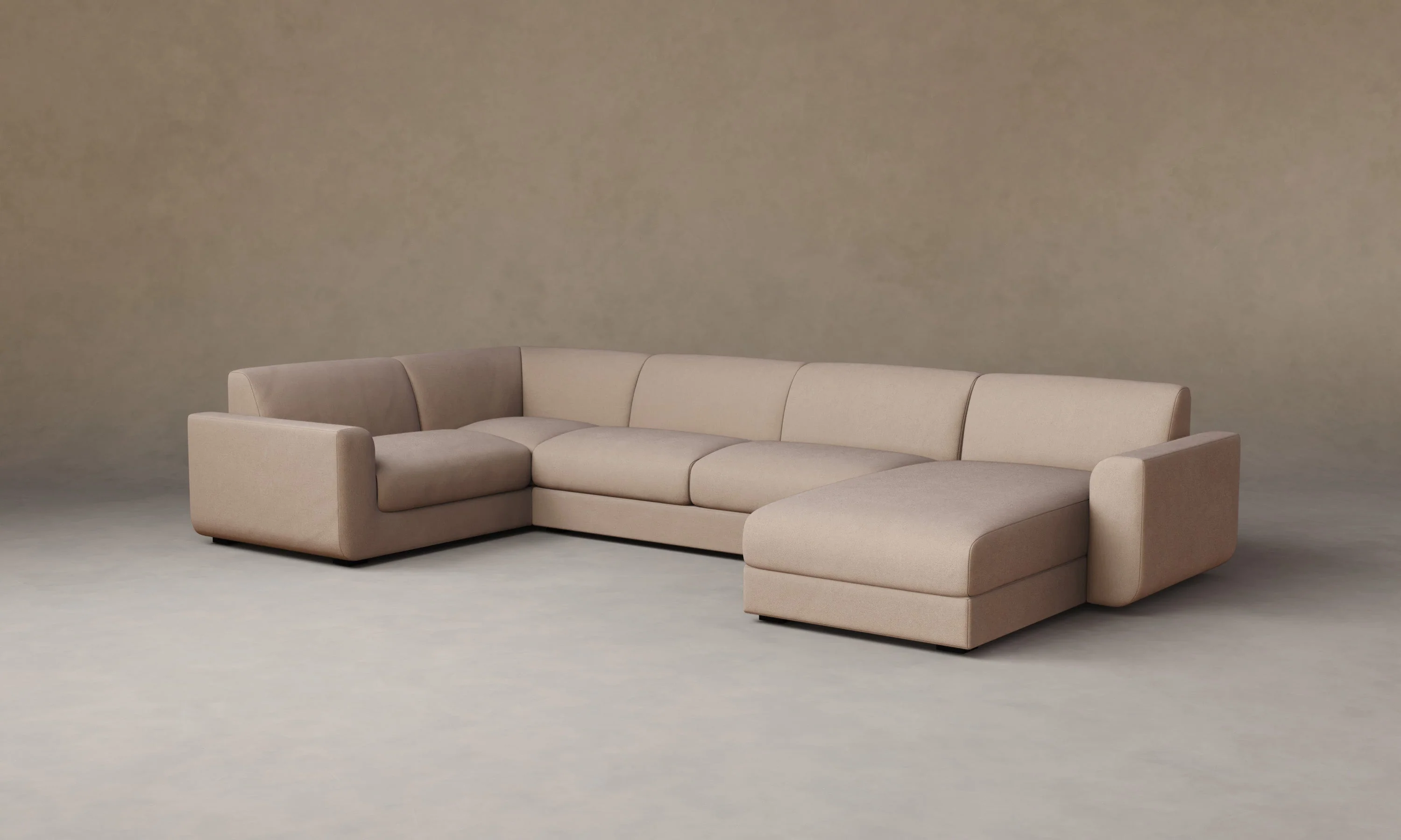 The Marcello Sectional - Marled Alpaca Velvet Rosette - Image 6